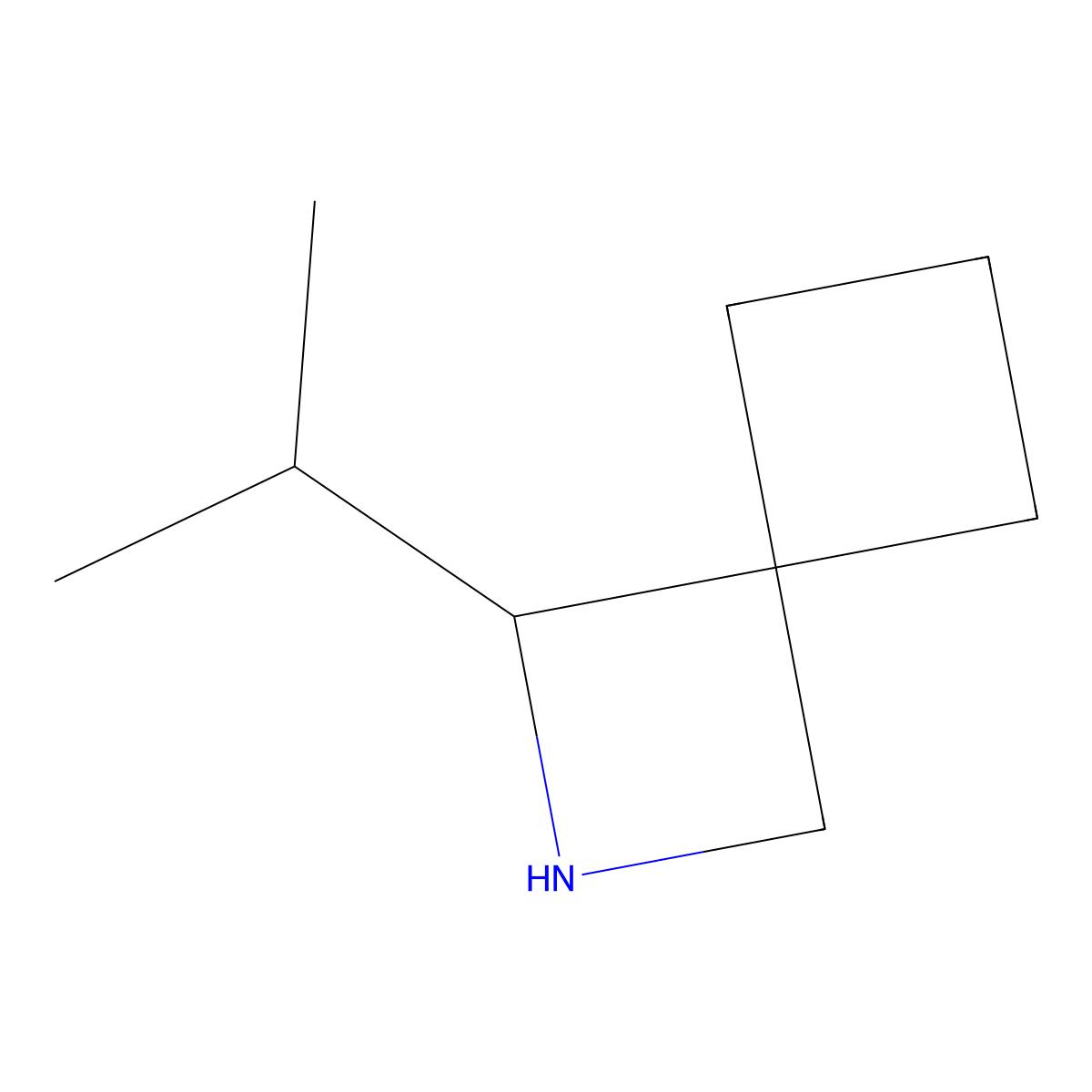 1-(Propan-2-yl)-2-azaspiro[3.3]heptane molecular structure, CAS 1803590-71-7