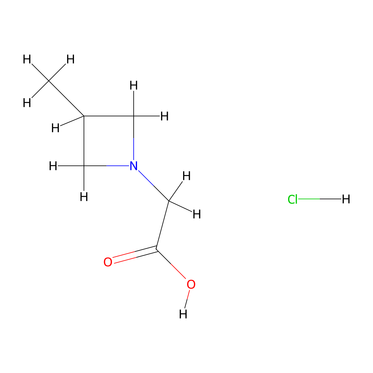 2-(3-Methylazetidin-1-yl)acetic acid hydrochloride molecular structure, CAS 1803590-99-9