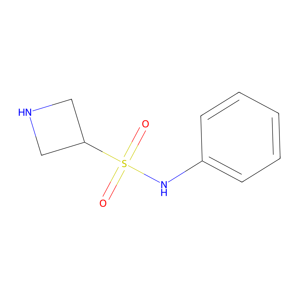 N-phenylazetidine-3-sulfonamide molecular structure, CAS 1803591-41-4