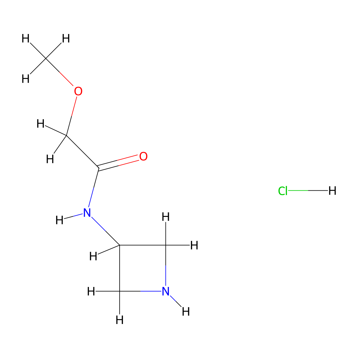 N-(azetidin-3-yl)-2-methoxyacetamide hydrochloride molecular structure, CAS 1803592-26-8
