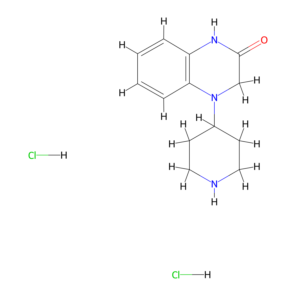 4-(Piperidin-4-yl)-1,2,3,4-tetrahydroquinoxalin-2-one dihydrochloride molecular structure, CAS 1803593-56-7