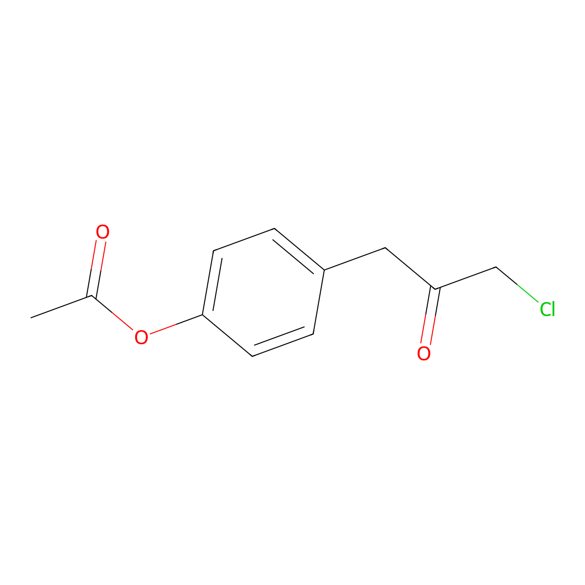 4-(3-Chloro-2-oxopropyl)phenyl acetate molecular structure, CAS 1803594-65-1