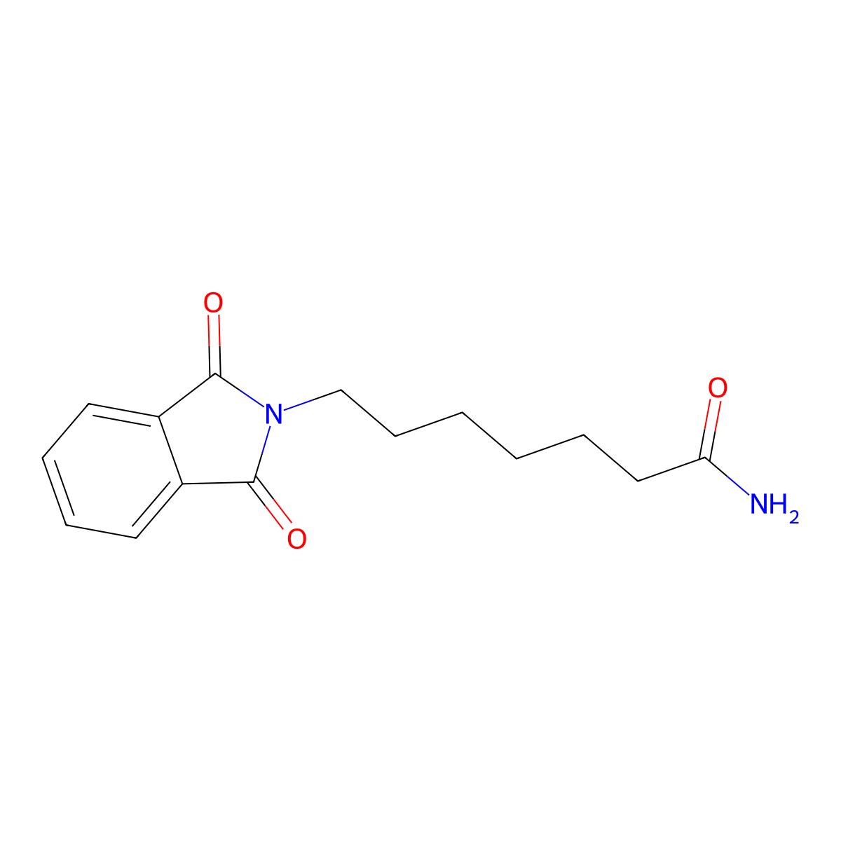 7-(1,3-Dioxo-2,3-dihydro-1H-isoindol-2-yl)heptanamide molecular structure, CAS 1803595-08-5