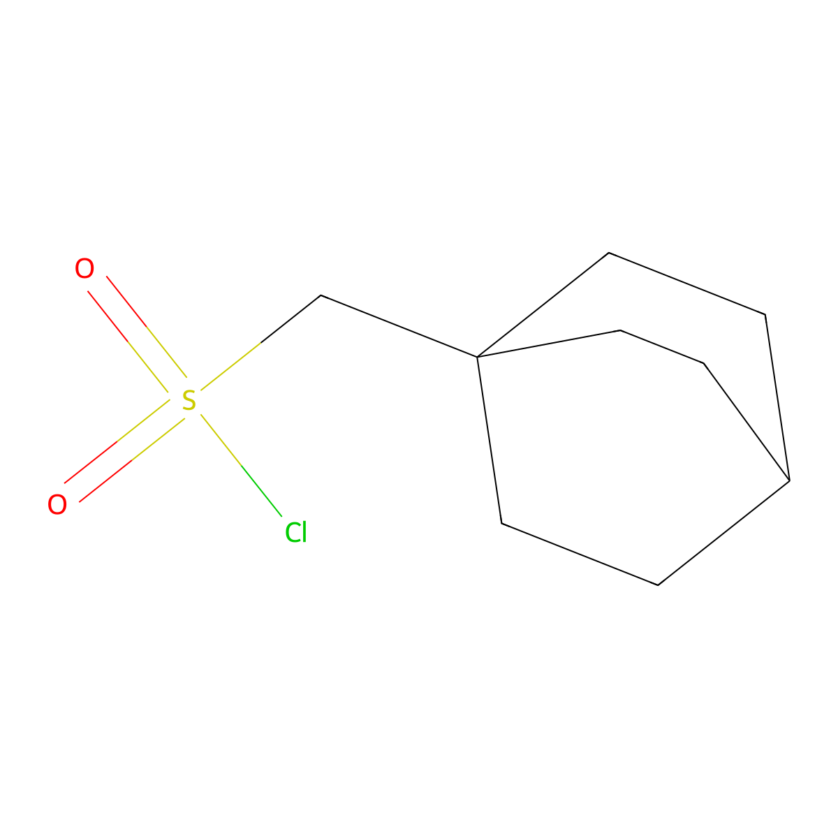 {Bicyclo[2.2.2]octan-1-yl}methanesulfonyl chloride molecular structure, CAS 1803596-85-1