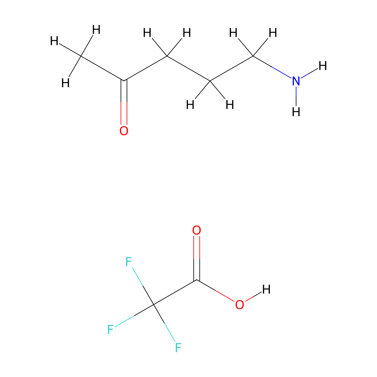 5-Aminopentan-2-one 2,2,2-trifluoroacetate molecular structure, CAS 1803597-05-8