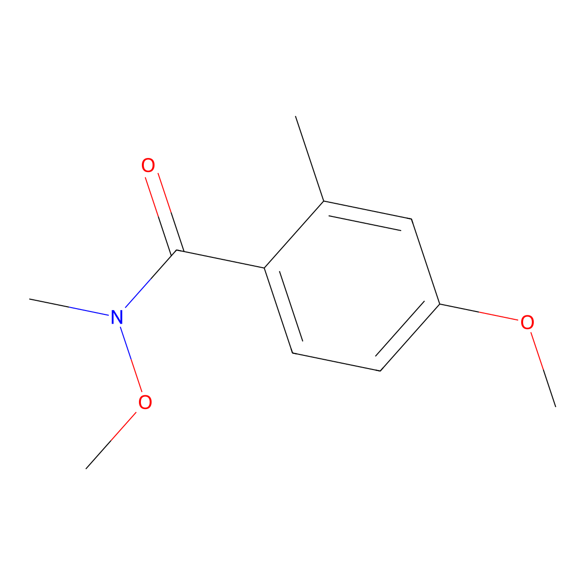 N,4-dimethoxy-N,2-dimethylbenzamide molecular structure, CAS 1803598-57-3