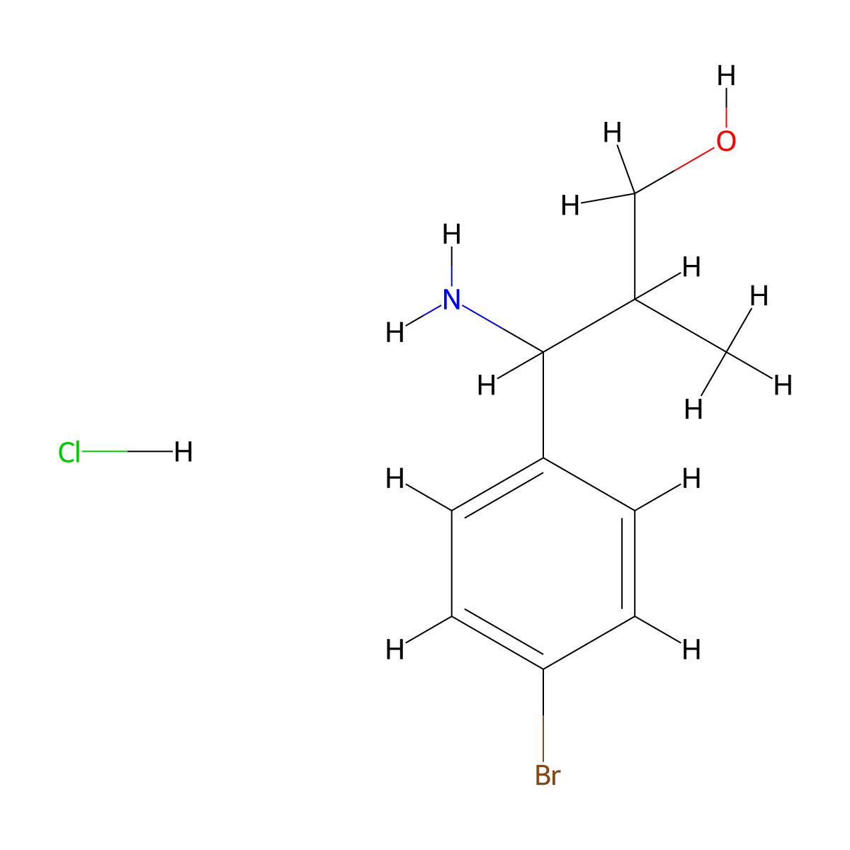 3-Amino-3-(4-bromophenyl)-2-methylpropan-1-ol hydrochloride molecular structure, CAS 1803598-60-8