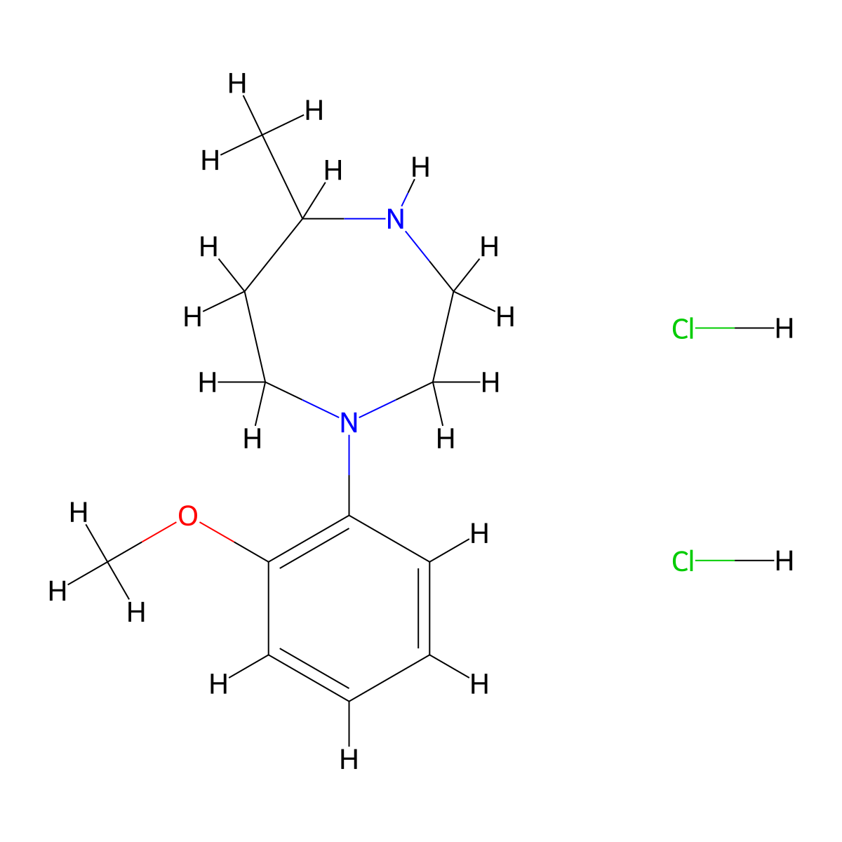 1-(2-Methoxyphenyl)-5-methyl-1,4-diazepane dihydrochloride molecular structure, CAS 1803599-71-4