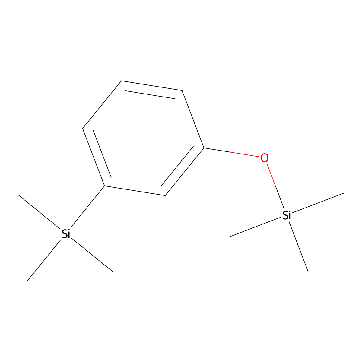 Trimethyl{3-[(trimethylsilyl)oxy]phenyl}silane molecular structure, CAS 18036-82-3