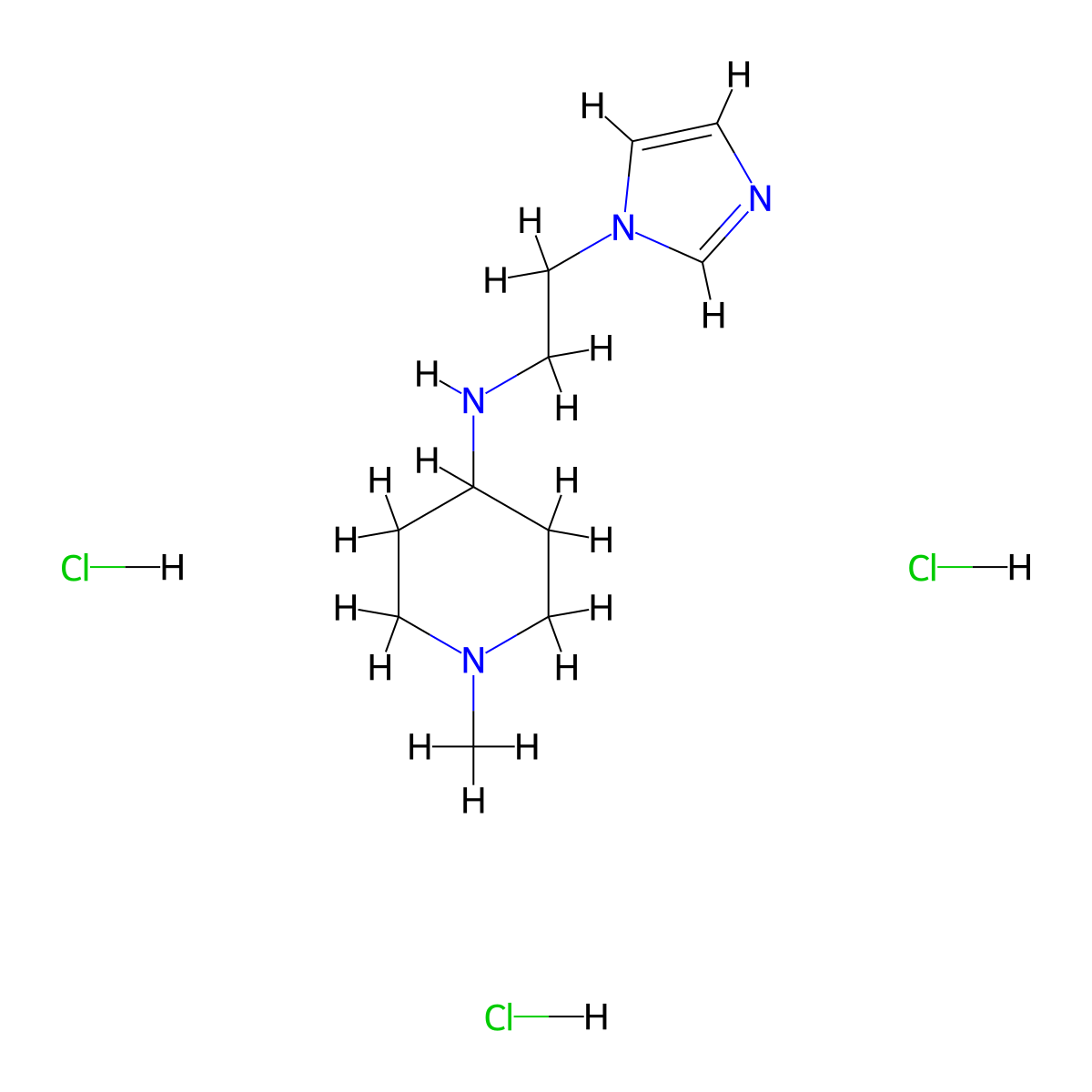 N-[2-(1H-imidazol-1-yl)ethyl]-1-methylpiperidin-4-amine trihydrochloride molecular structure, CAS 1803604-06-9