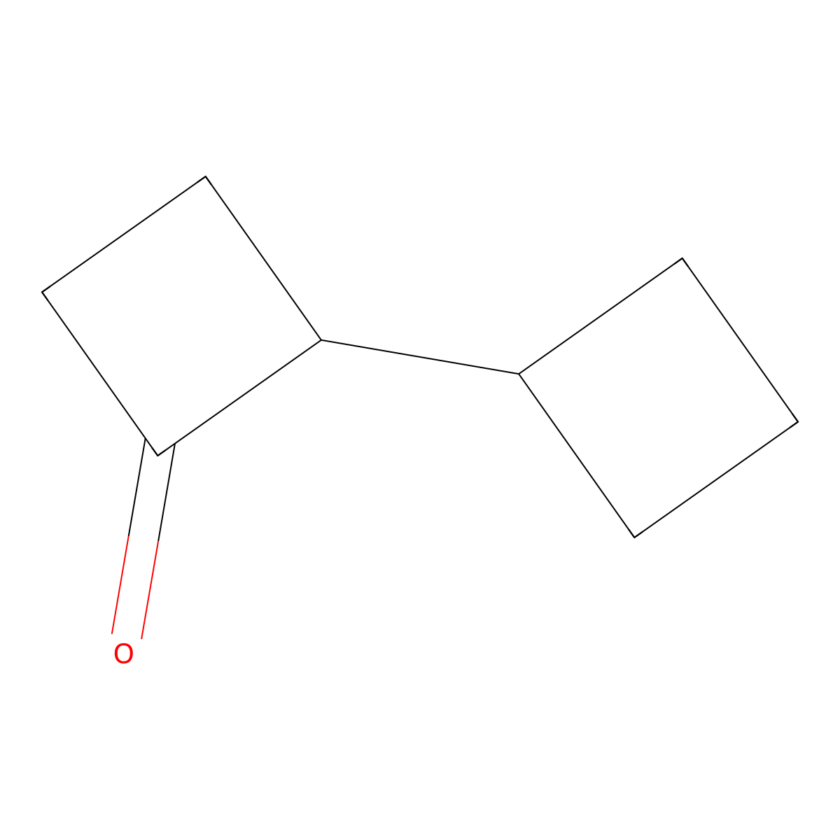 2-Cyclobutylcyclobutan-1-one molecular structure, CAS 1803605-44-8