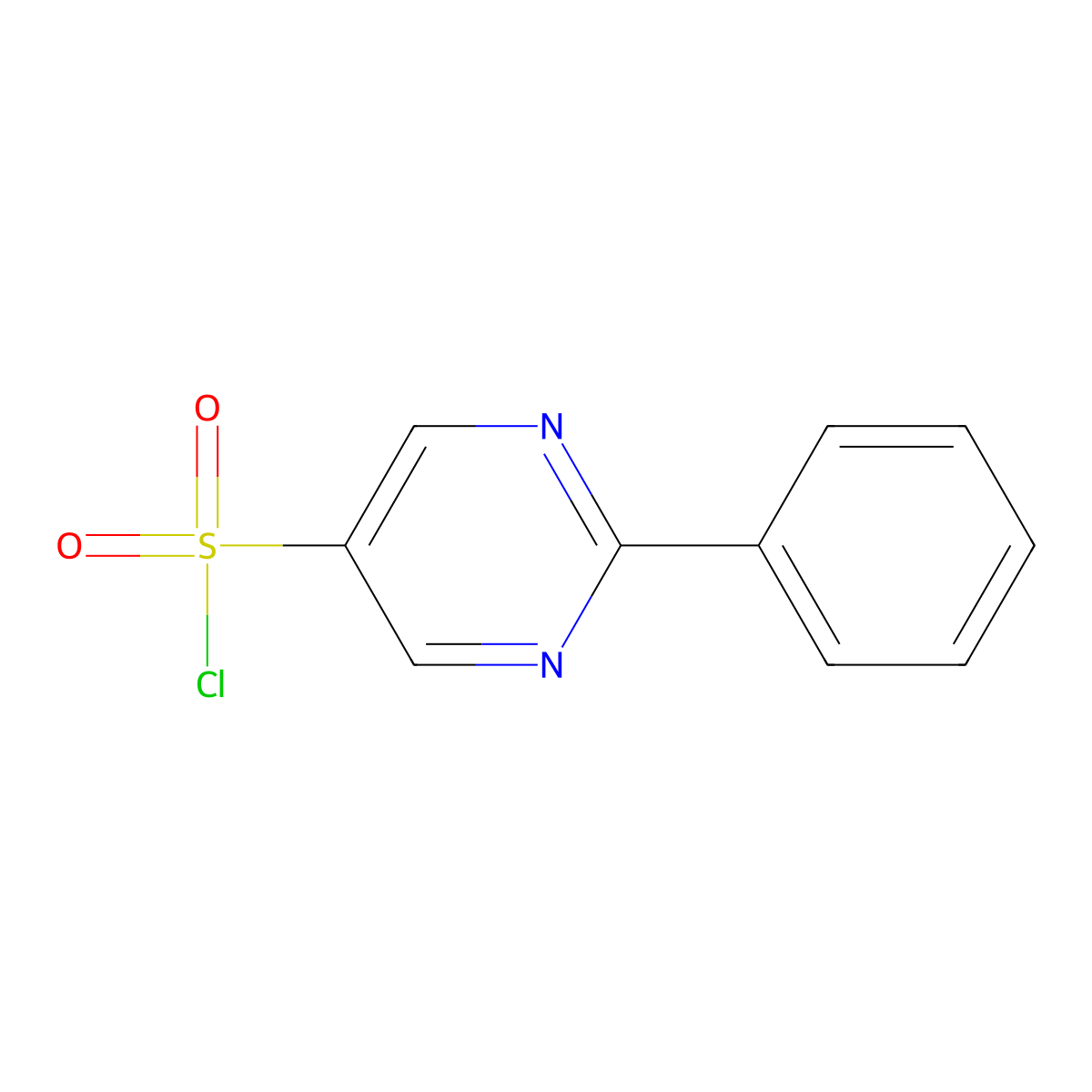 2-Phenylpyrimidine-5-sulfonyl chloride molecular structure, CAS 1803607-25-1