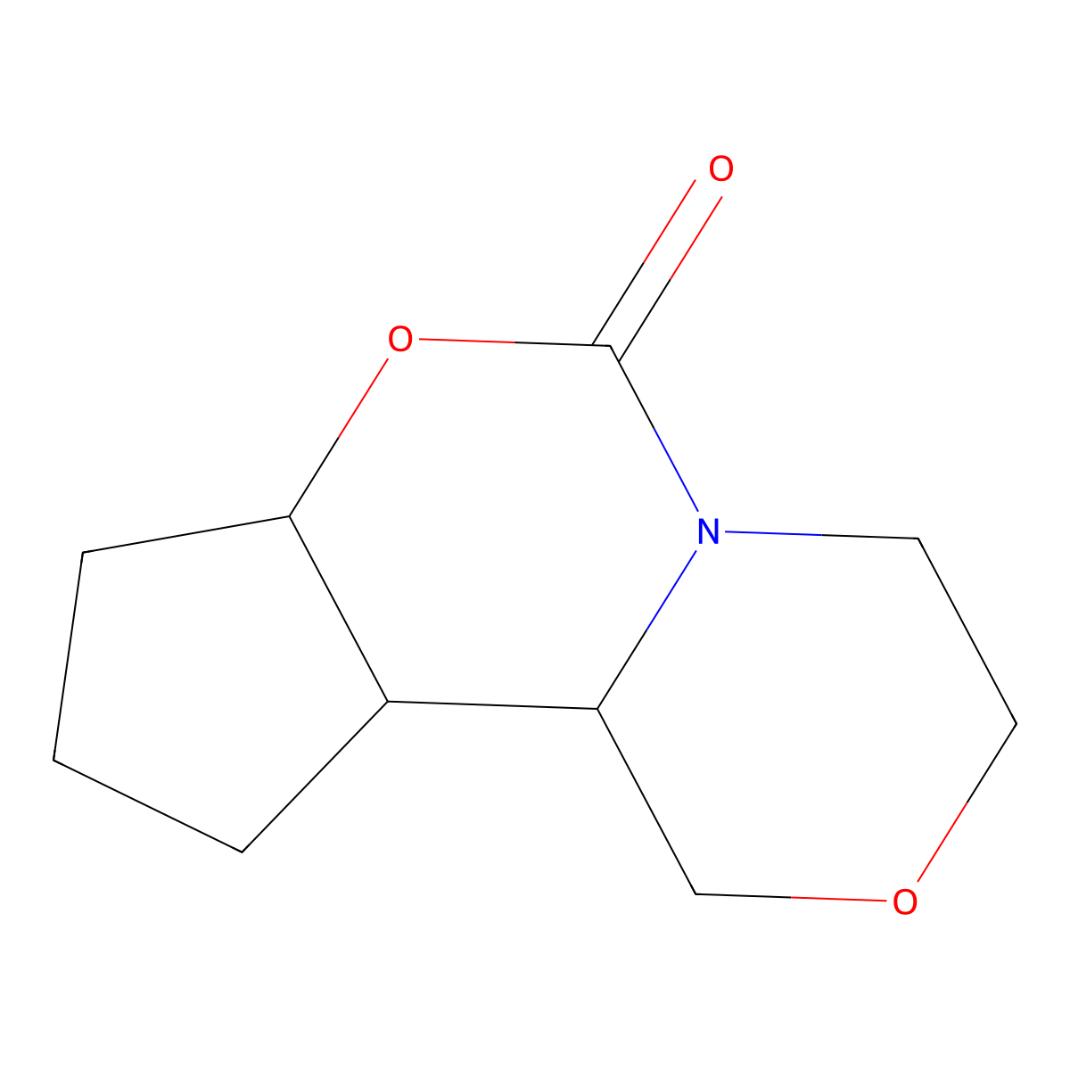 7,12-Dioxa-9-azatricyclo[7.4.0.0,2,6]tridecan-8-one molecular structure, CAS 1803610-01-6
