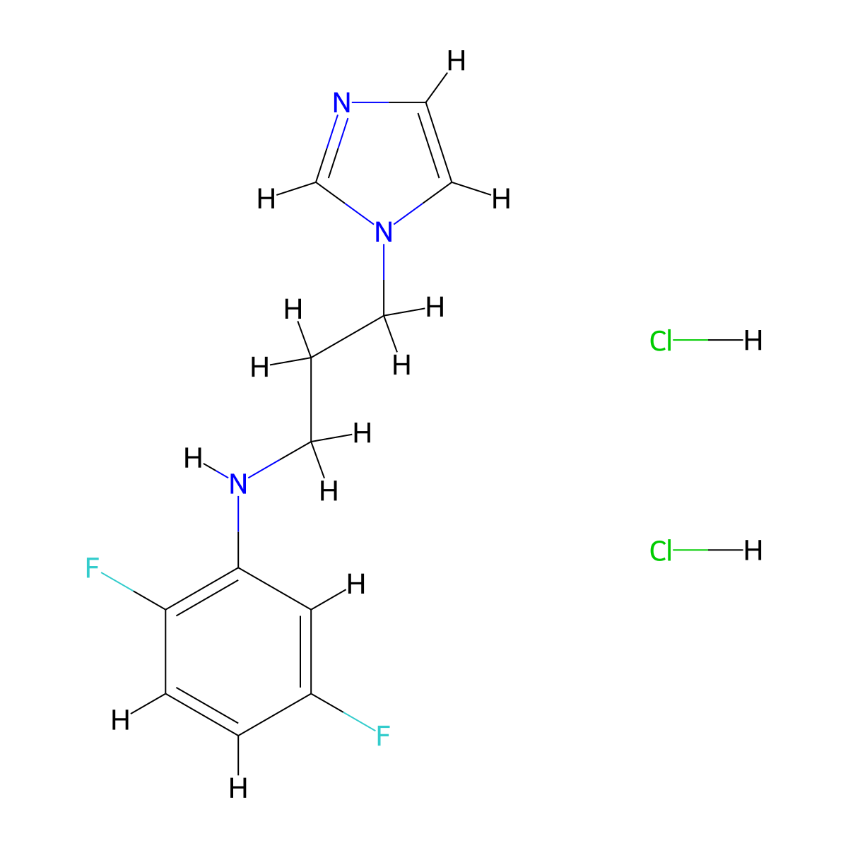 2,5-difluoro-N-[3-(1H-imidazol-1-yl)propyl]aniline dihydrochloride molecular structure, CAS 1803610-18-5