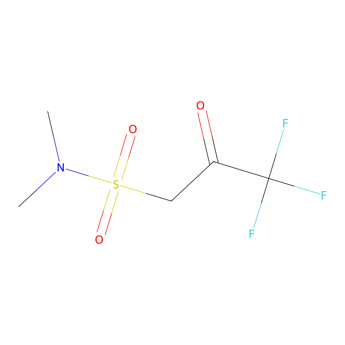 3,3,3-trifluoro-N,N-dimethyl-2-oxopropane-1-sulfonamide molecular structure, CAS 1803610-22-1
