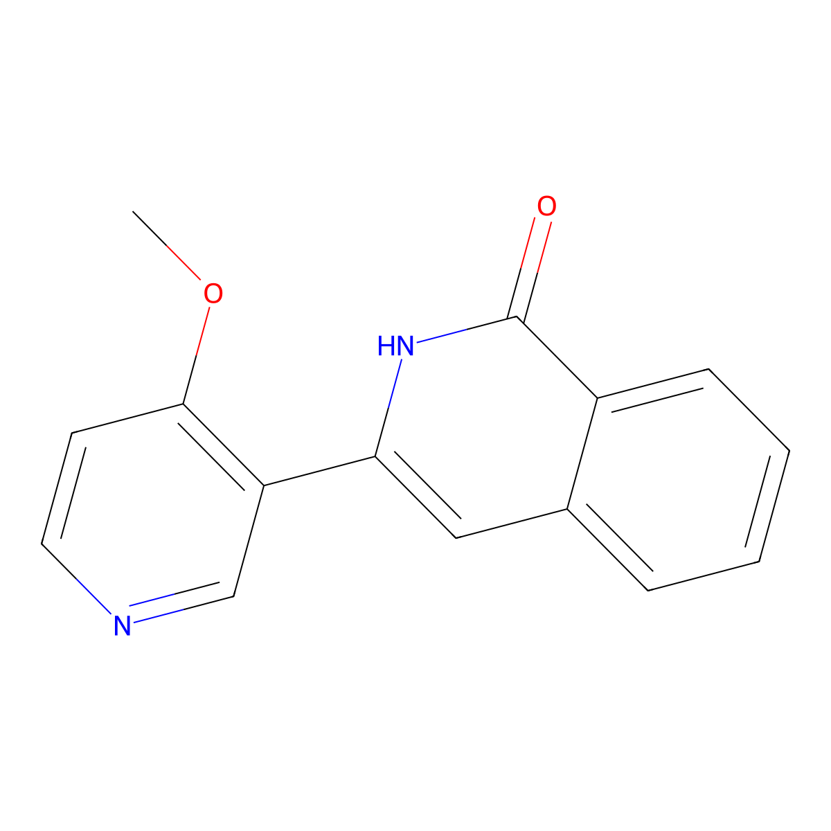3-(4-Methoxypyridin-3-yl)-1,2-dihydroisoquinolin-1-one molecular structure, CAS 1803610-63-0