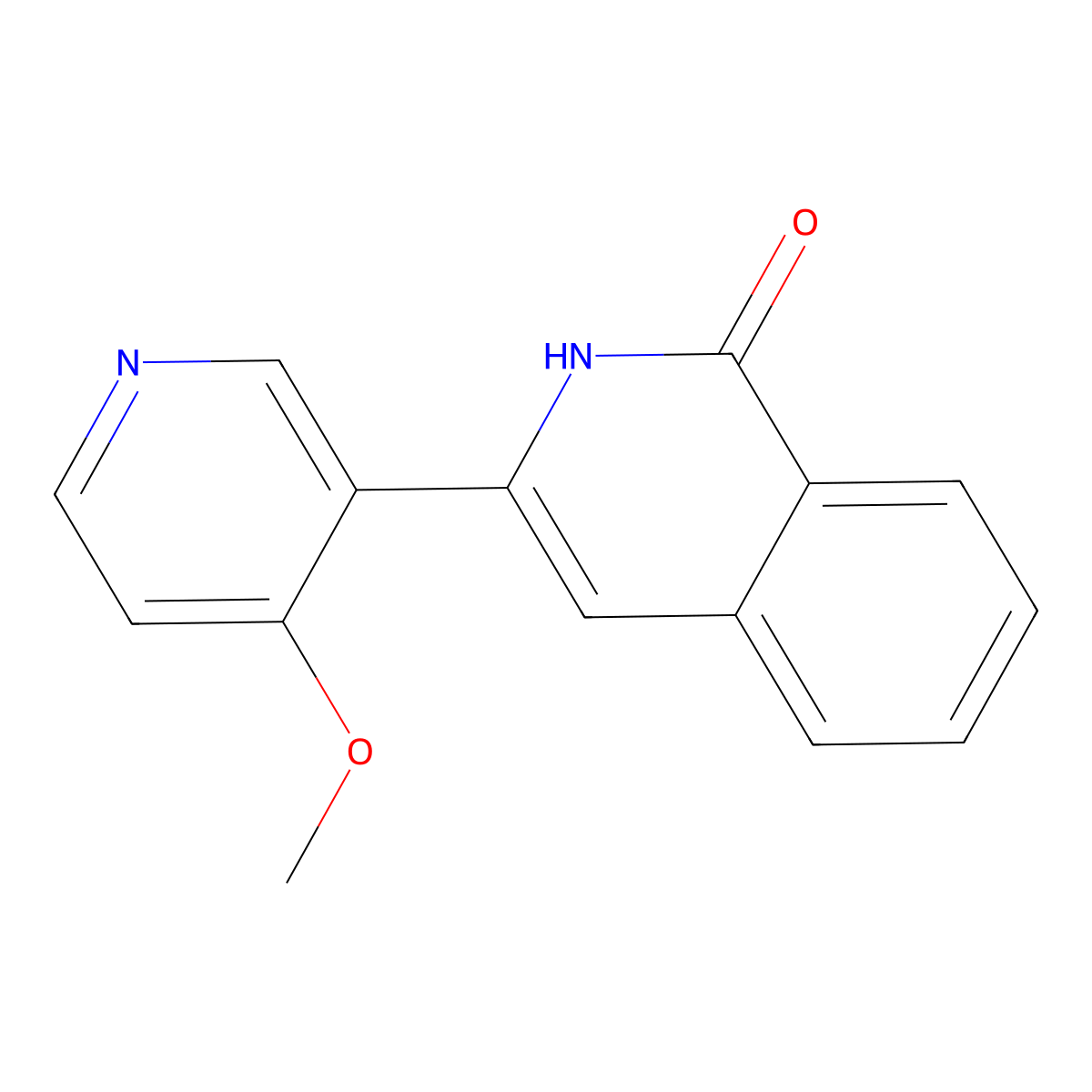 3-(4-Methoxypyridin-3-yl)-1,2-dihydroisoquinolin-1-one molecular structure, CAS 1803610-63-0