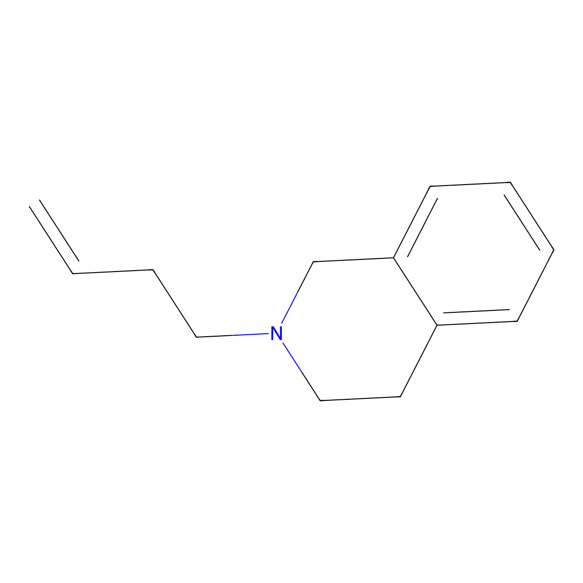 2-(But-3-en-1-yl)-1,2,3,4-tetrahydroisoquinoline molecular structure, CAS 1803611-03-1