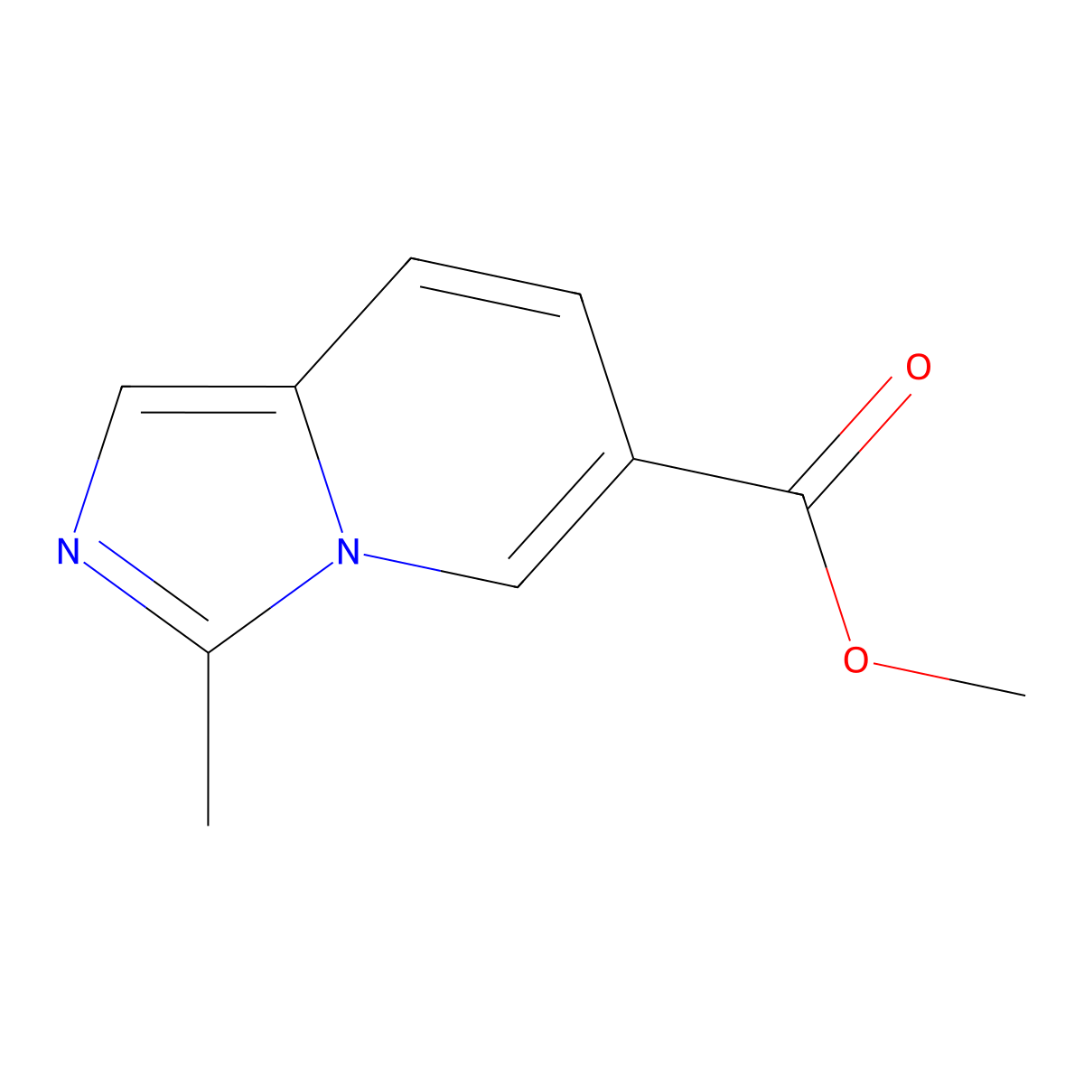 Methyl 3-methylimidazo[1,5-a]pyridine-6-carboxylate molecular structure, CAS 1803611-30-4