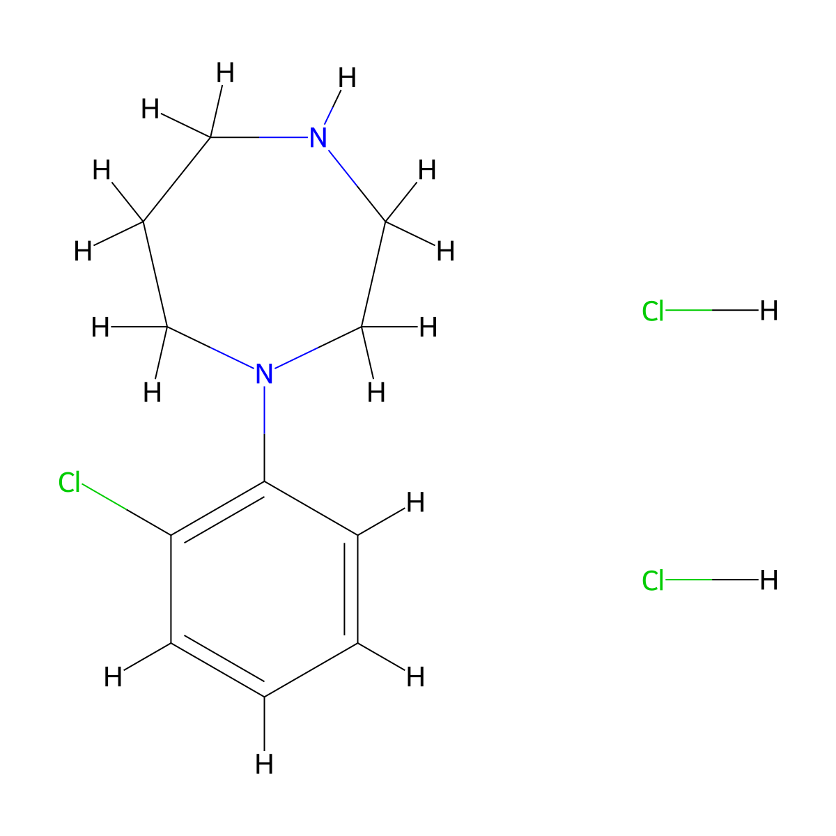 1-(2-Chlorophenyl)-1,4-diazepane dihydrochloride molecular structure, CAS 1803612-28-3