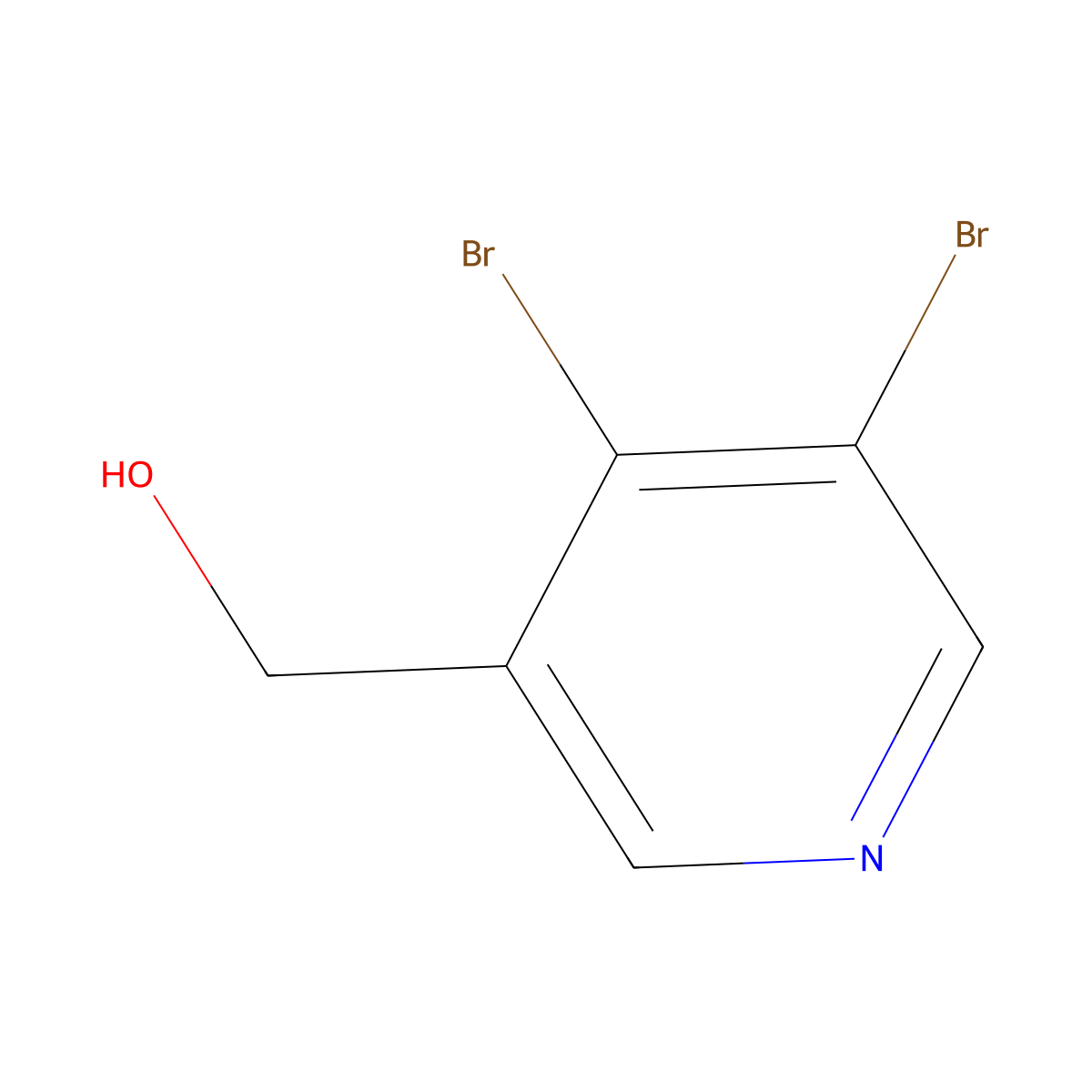 (4,5-Dibromopyridin-3-YL)methanol molecular structure, CAS 1803717-20-5