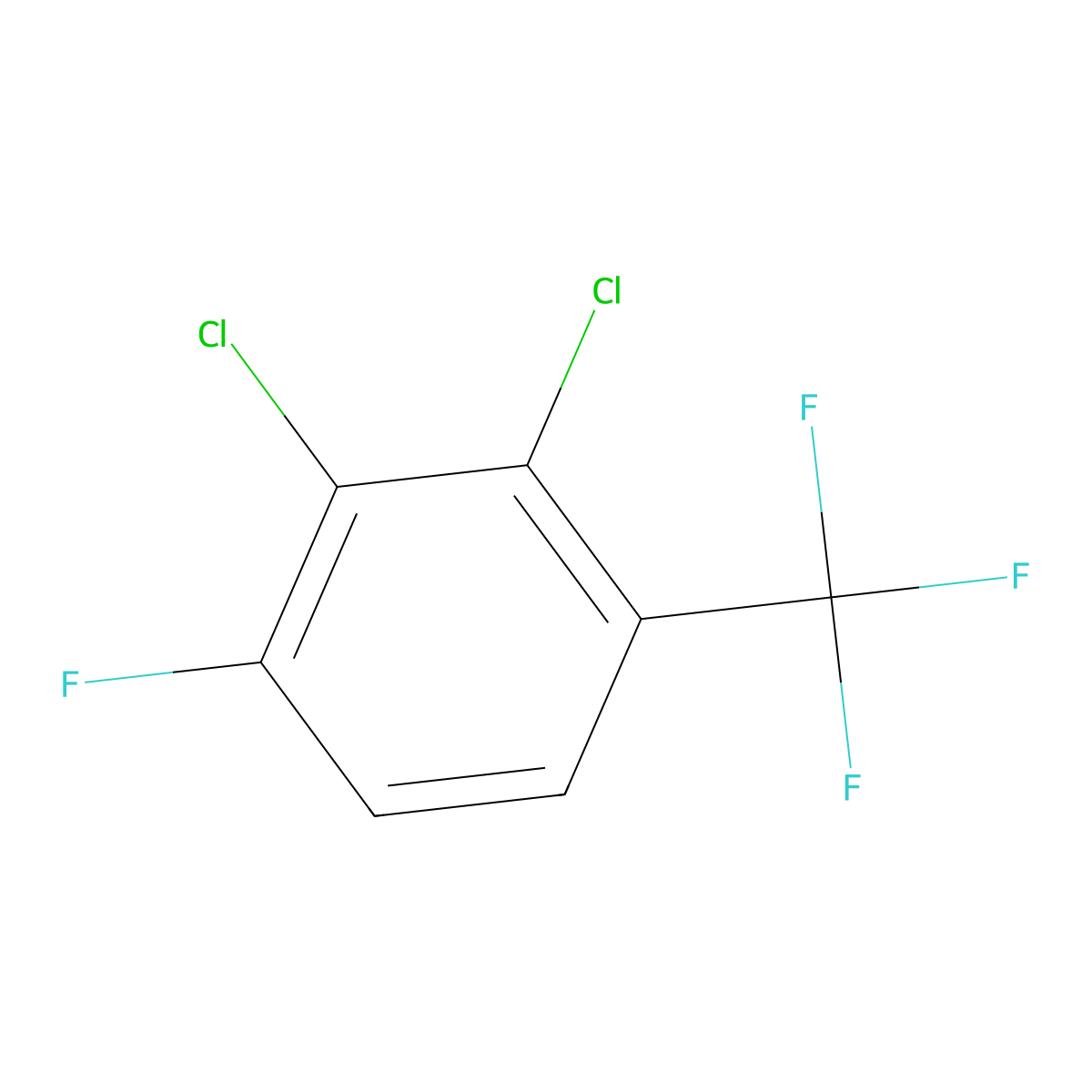 2,3-Dichloro-1-fluoro-4-(trifluoromethyl)benzene molecular structure, CAS 1803718-60-6