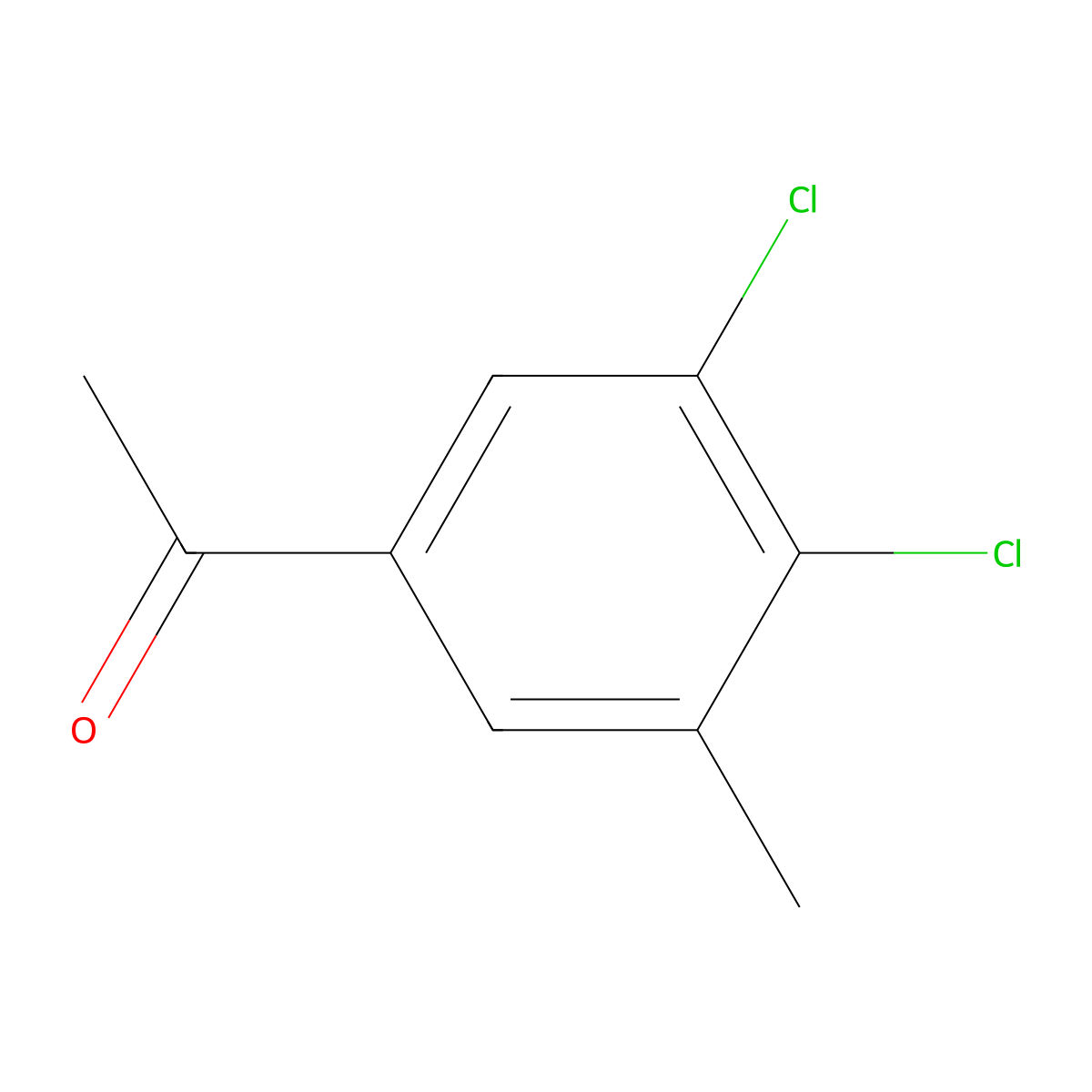 3',4'-Dichloro-5'-methylacetophenone molecular structure, CAS 1803728-91-7