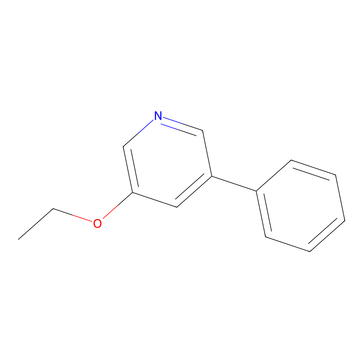 3-Ethoxy-5-phenylpyridine molecular structure, CAS 1803766-67-7