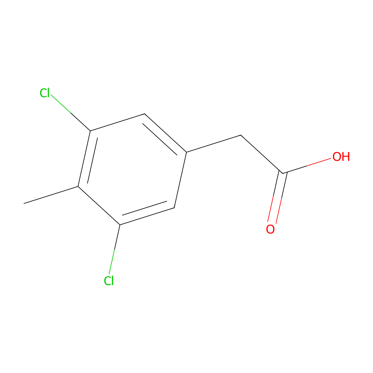 3,5-Dichloro-4-methylphenylacetic acid molecular structure, CAS 1803780-33-7