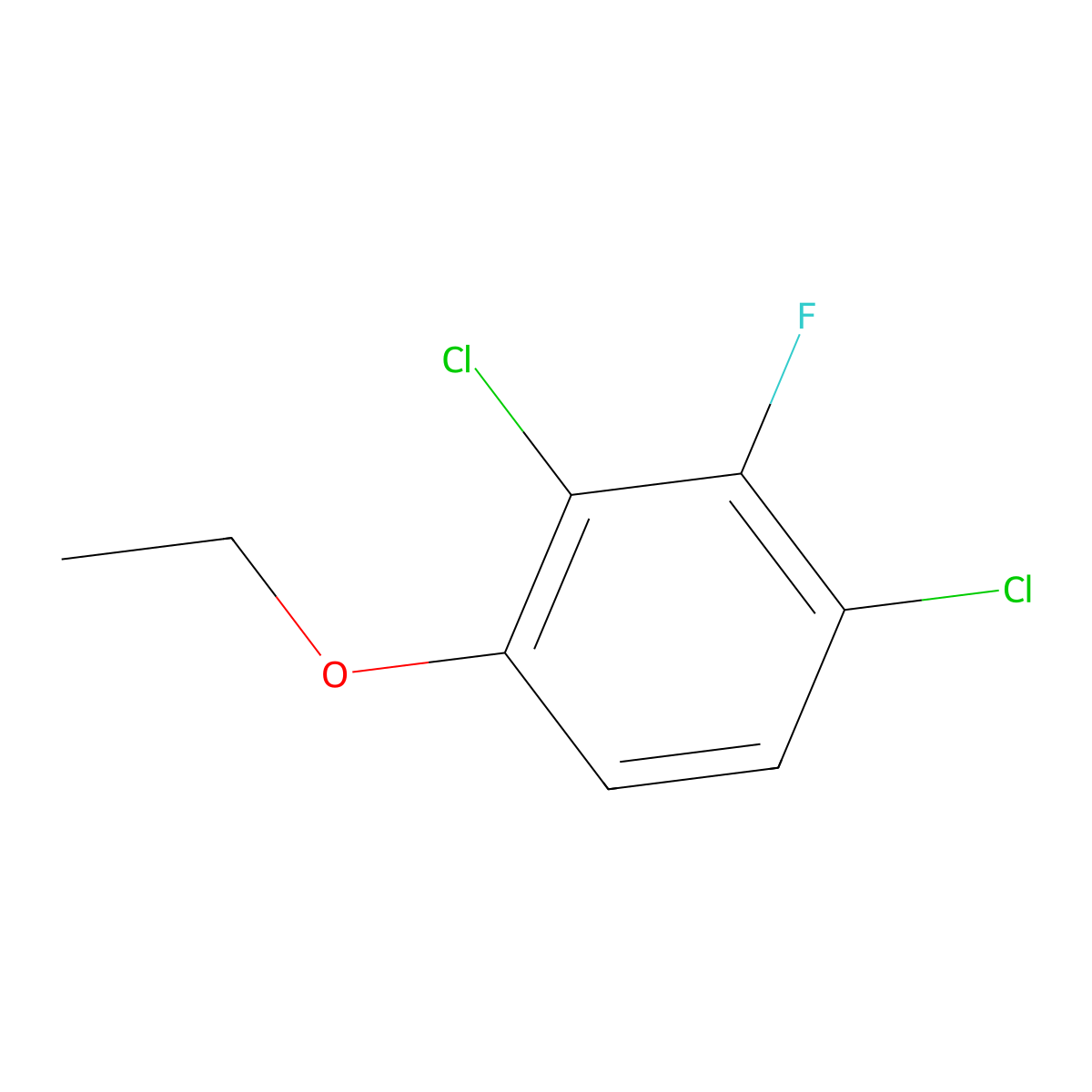 1,3-Dichloro-4-ethoxy-2-fluorobenzene molecular structure, CAS 1803783-63-2