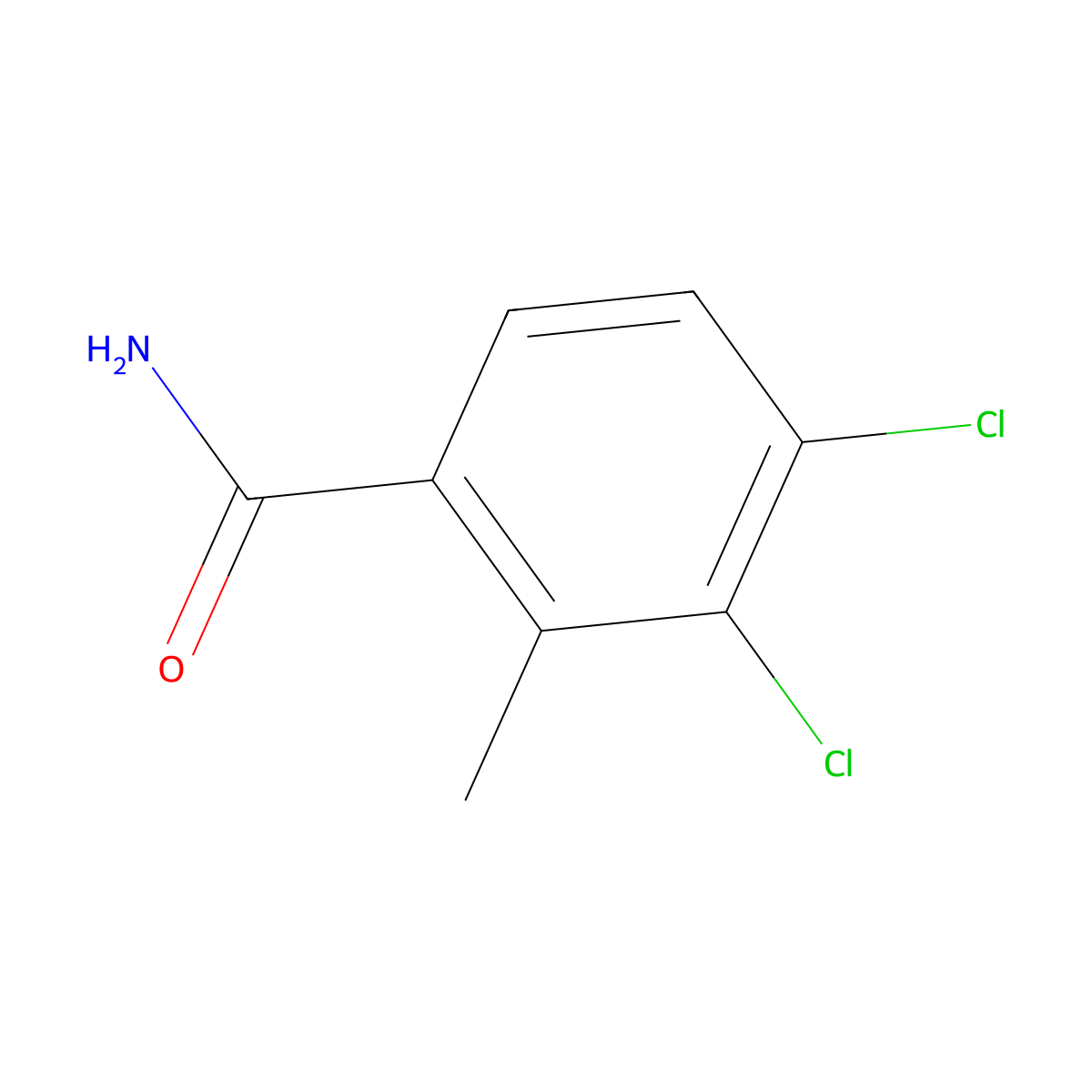 3,4-Dichloro-2-methylbenzamide molecular structure, CAS 1803812-54-5