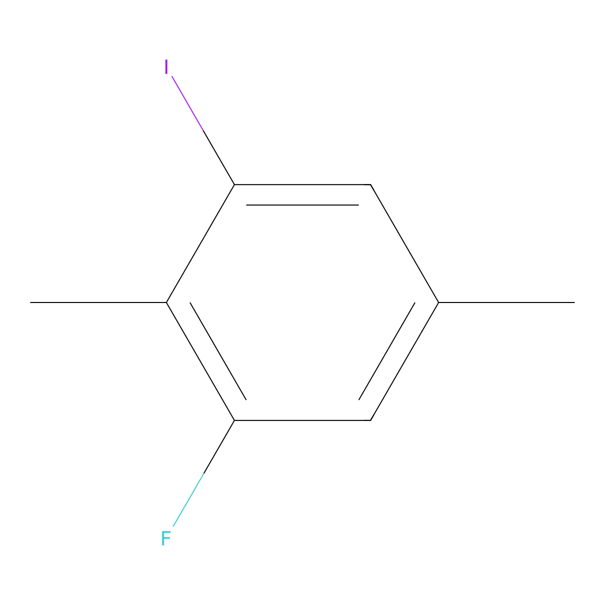 1-Fluoro-3-iodo-2,5-dimethylbenzene molecular structure, CAS 1803815-93-1