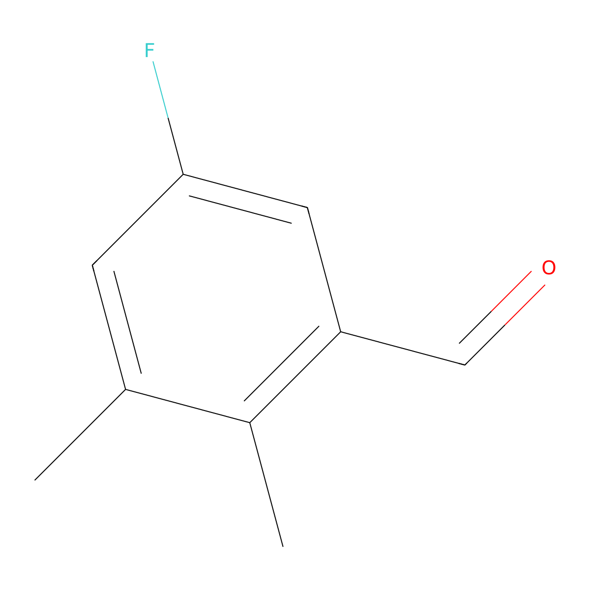 5-Fluoro-2,3-dimethylbenzaldehyde molecular structure, CAS 1803816-98-9