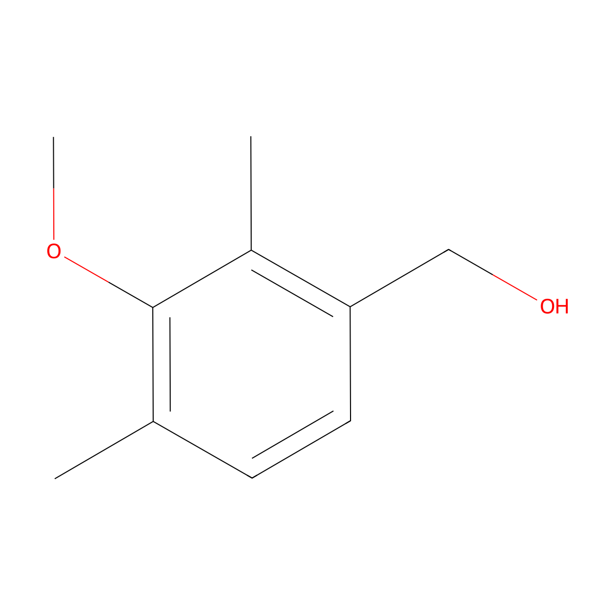 (3-Methoxy-2,4-dimethylphenyl)methanol molecular structure, CAS 1803819-76-2