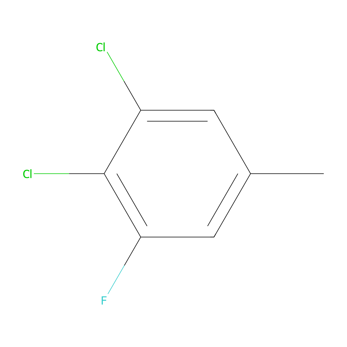 3,4-Dichloro-5-fluorotoluene molecular structure, CAS 1803820-64-5