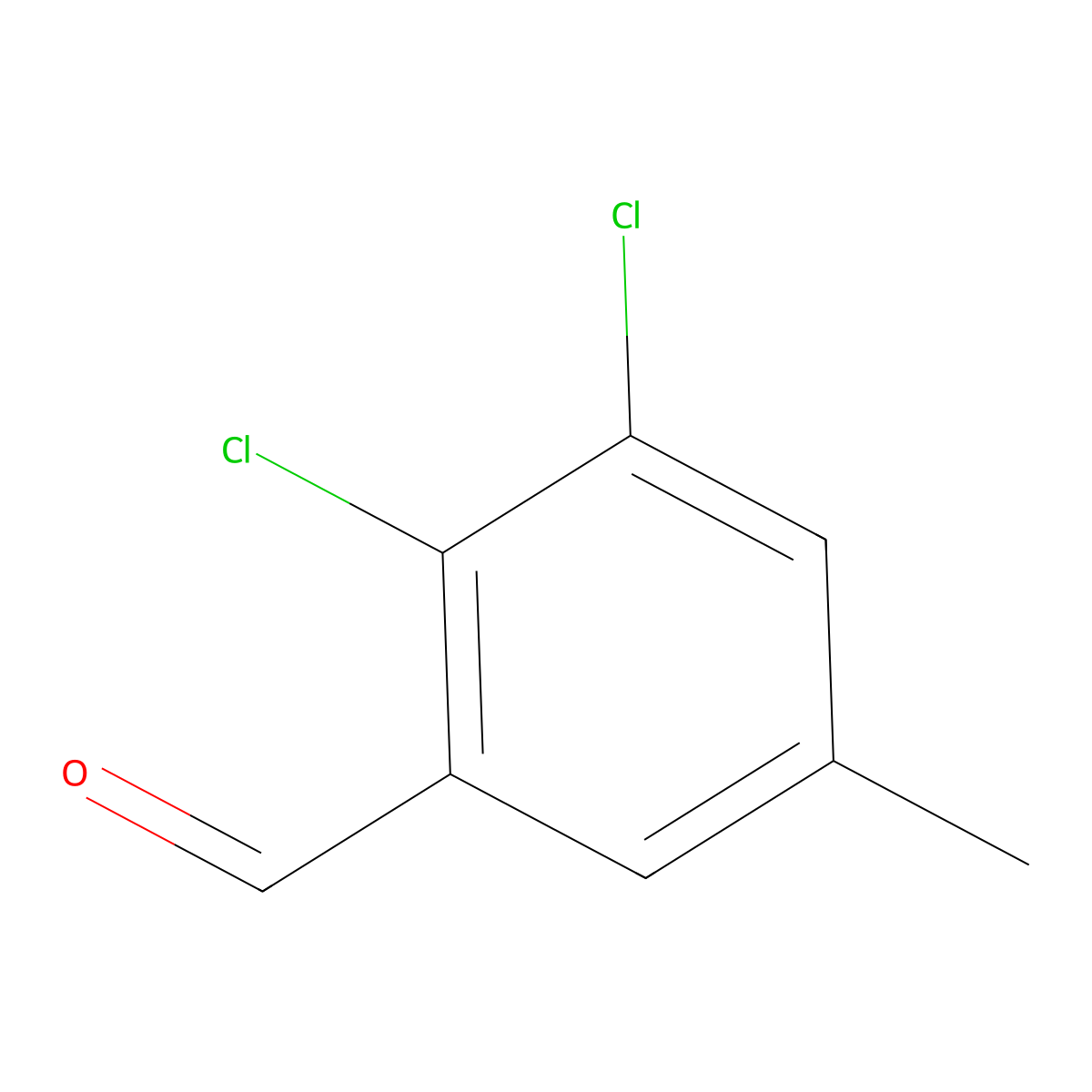2,3-Dichloro-5-methylbenzaldehyde molecular structure, CAS 1803824-18-1