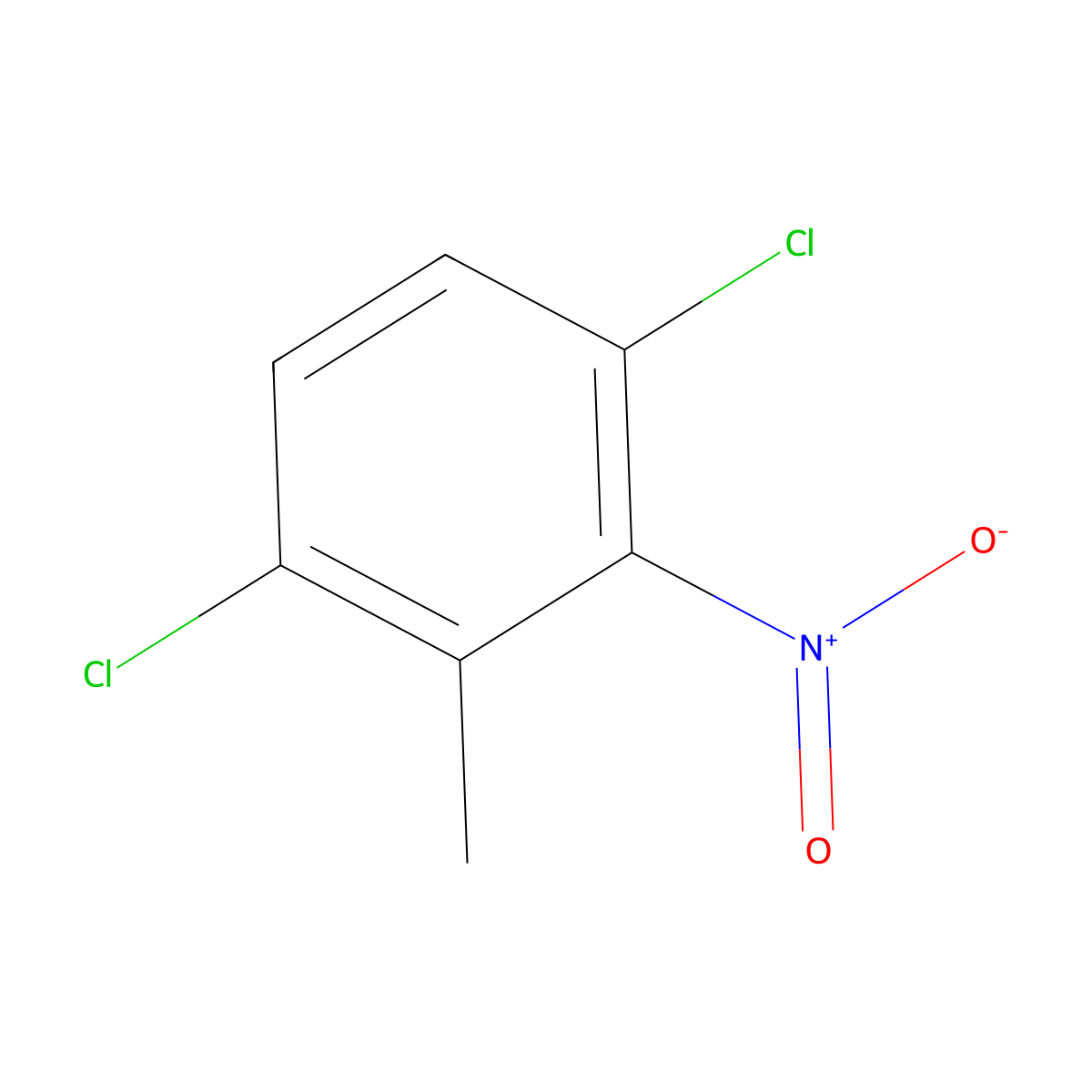 3,6-Dichloro-2-nitrotoluene molecular structure, CAS 1803830-16-1