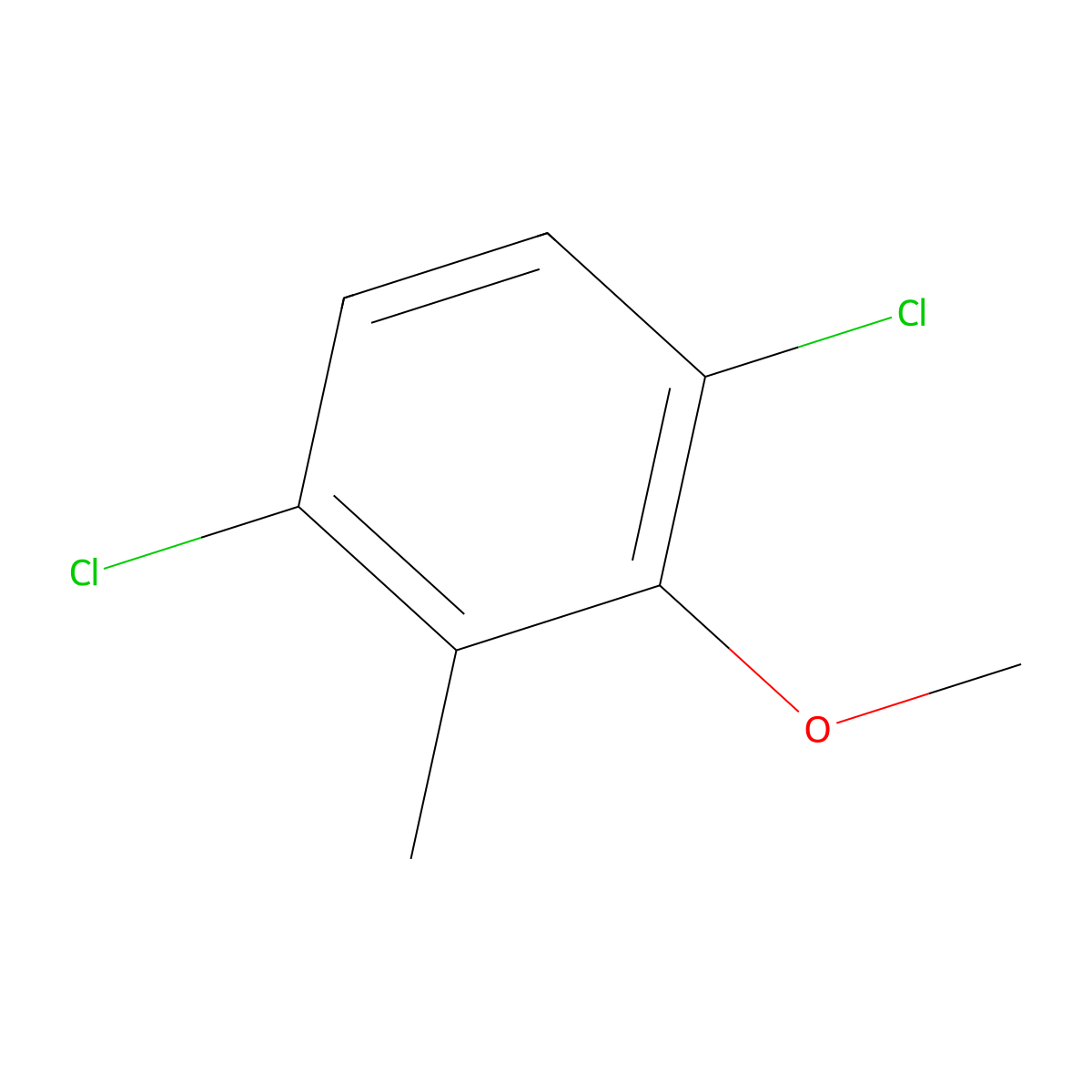 1,4-Dichloro-2-methoxy-3-methylbenzene molecular structure, CAS 1803835-71-3