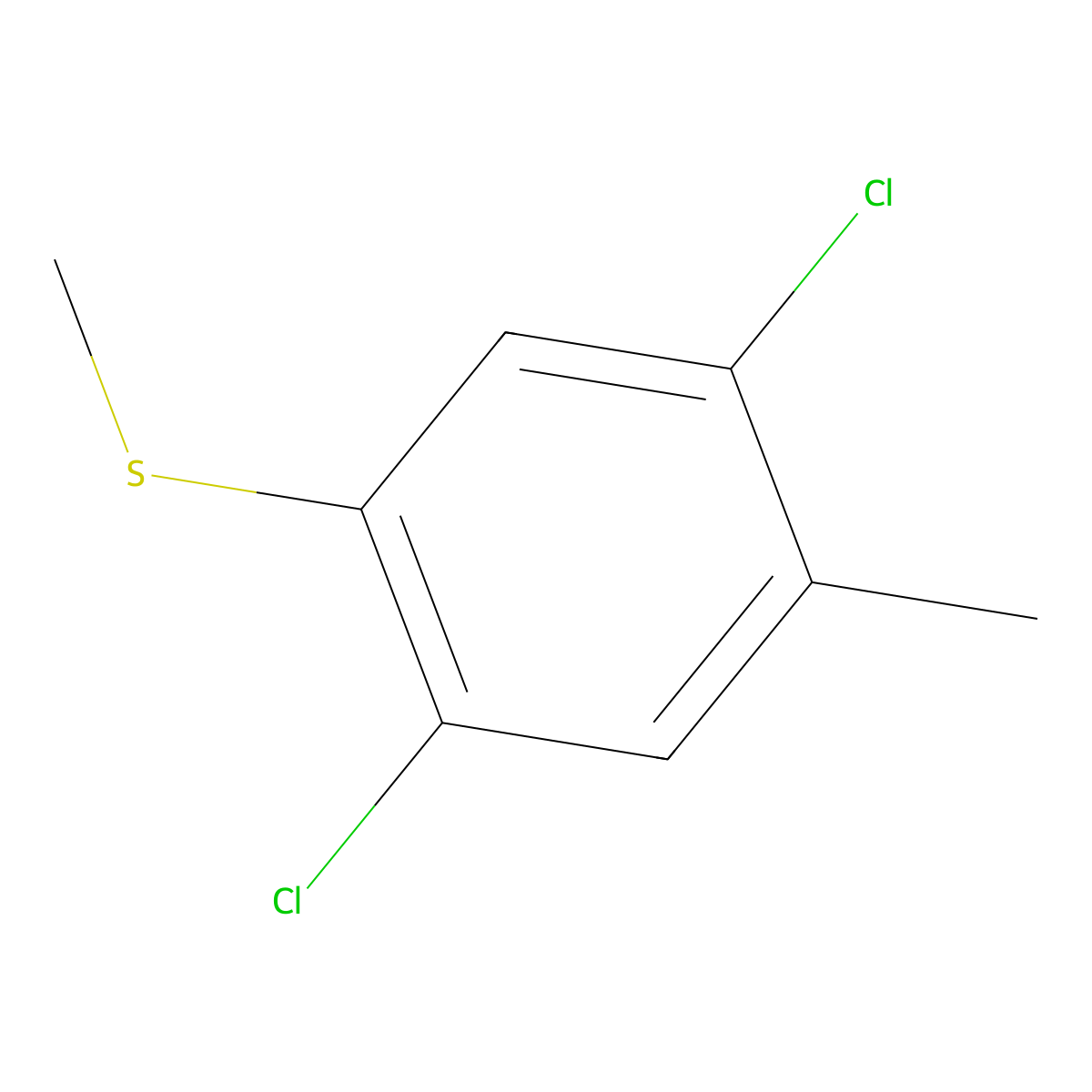 2,5-Dichloro-4-methylthioanisole molecular structure, CAS 1803837-13-9