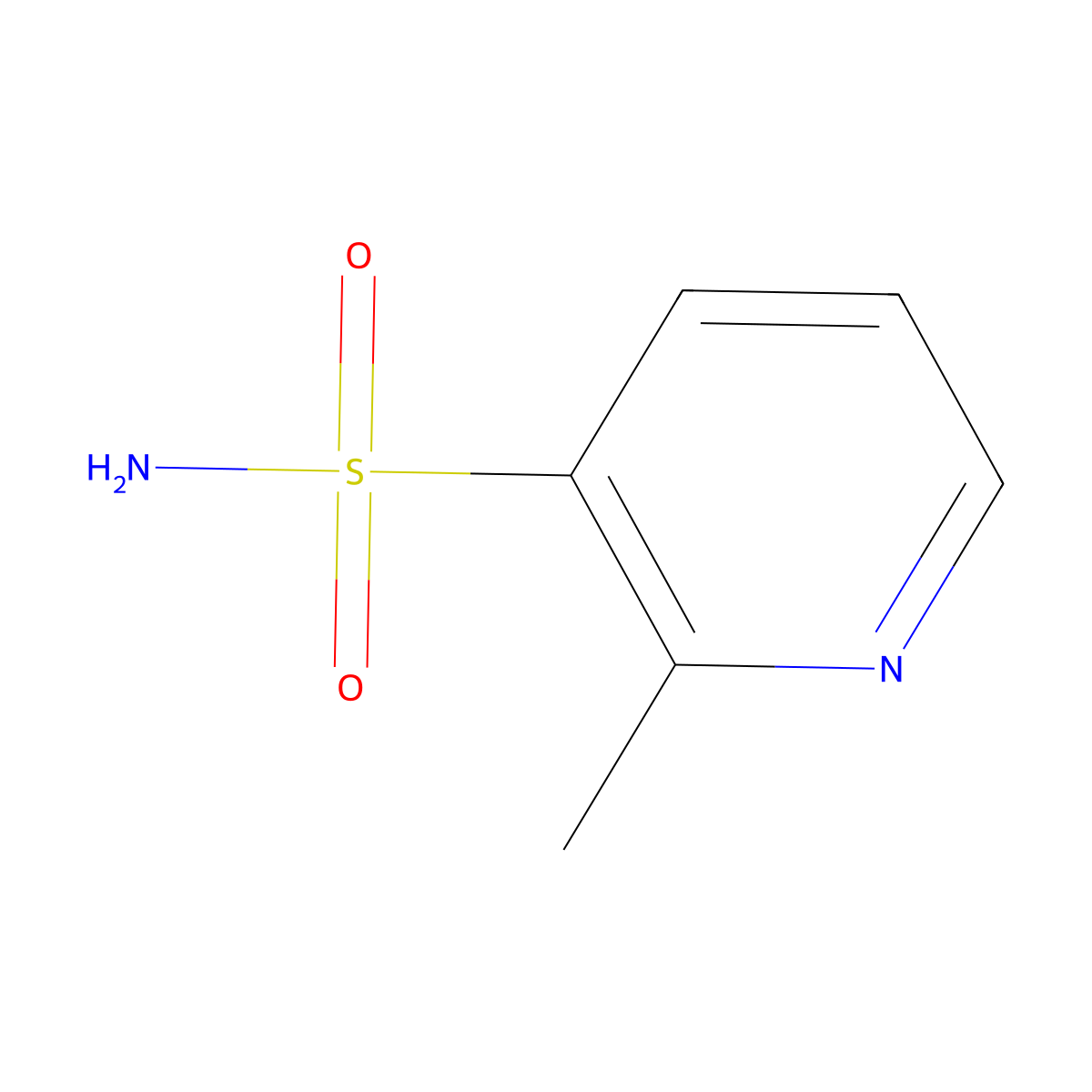 2-Methylpyridine-3-sulfonamide molecular structure, CAS 1803842-09-2