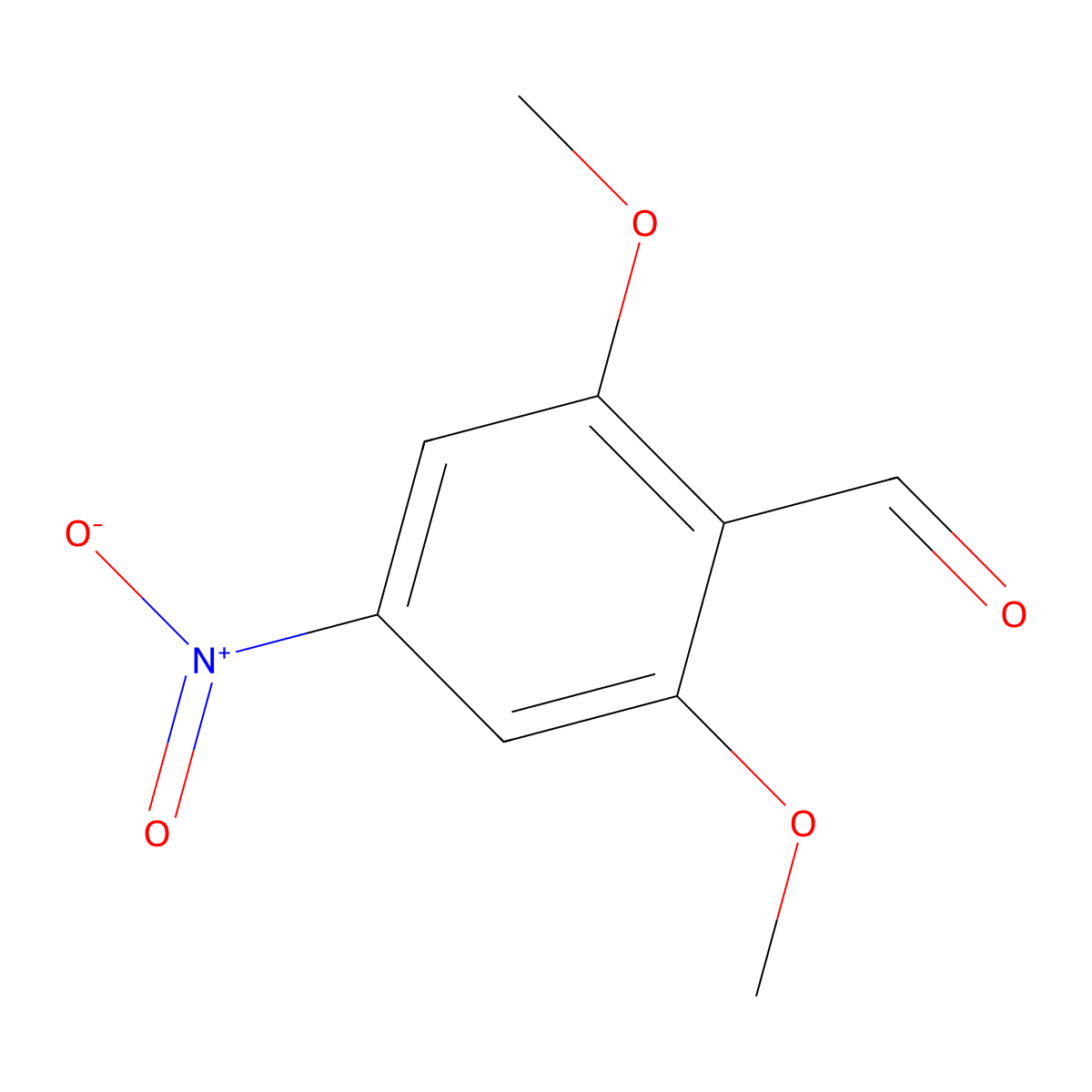 2,6-Dimethoxy-4-nitrobenzaldehyde molecular structure, CAS 1803842-51-4