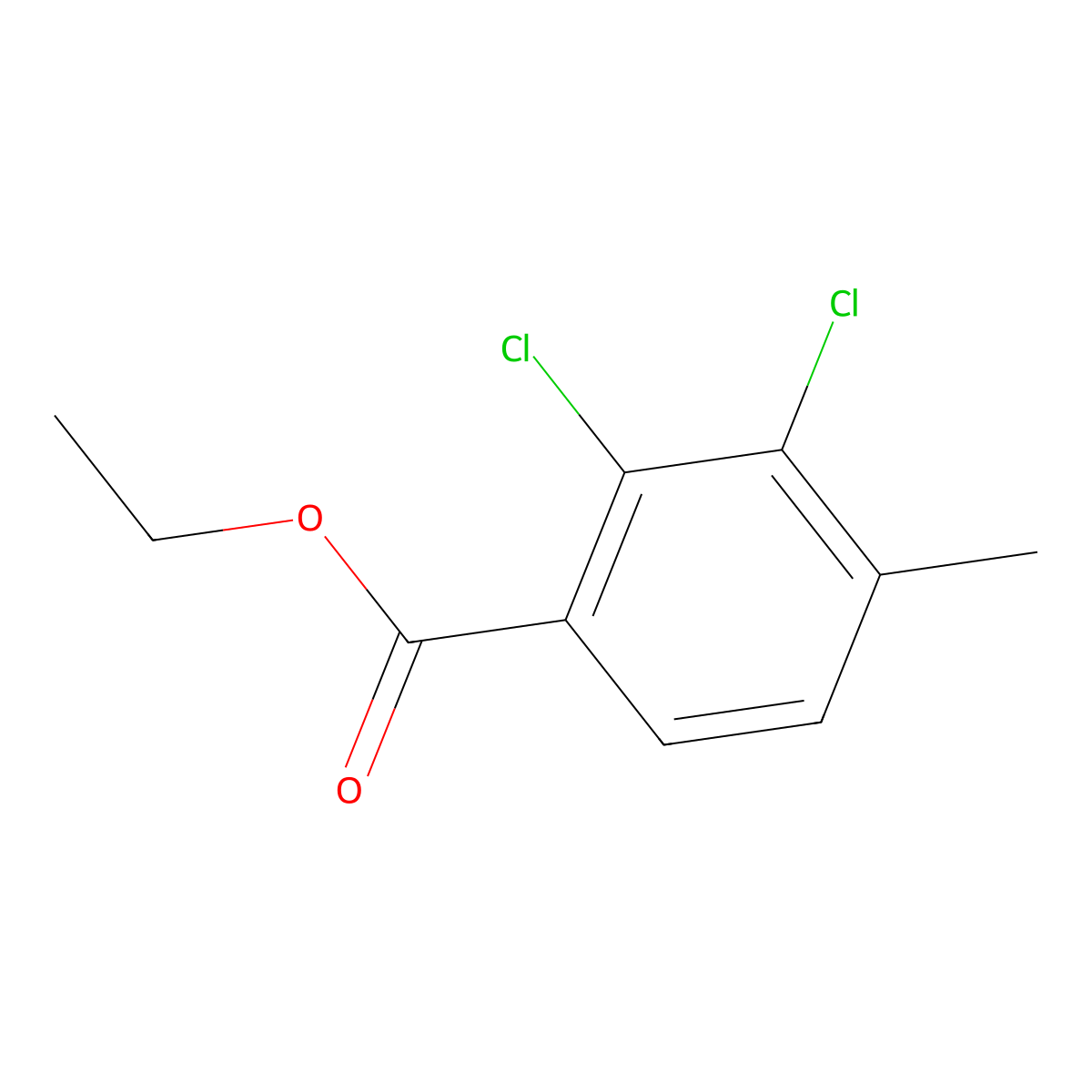 Ethyl 2,3-dichloro-4-methylbenzoate molecular structure, CAS 1803844-86-1