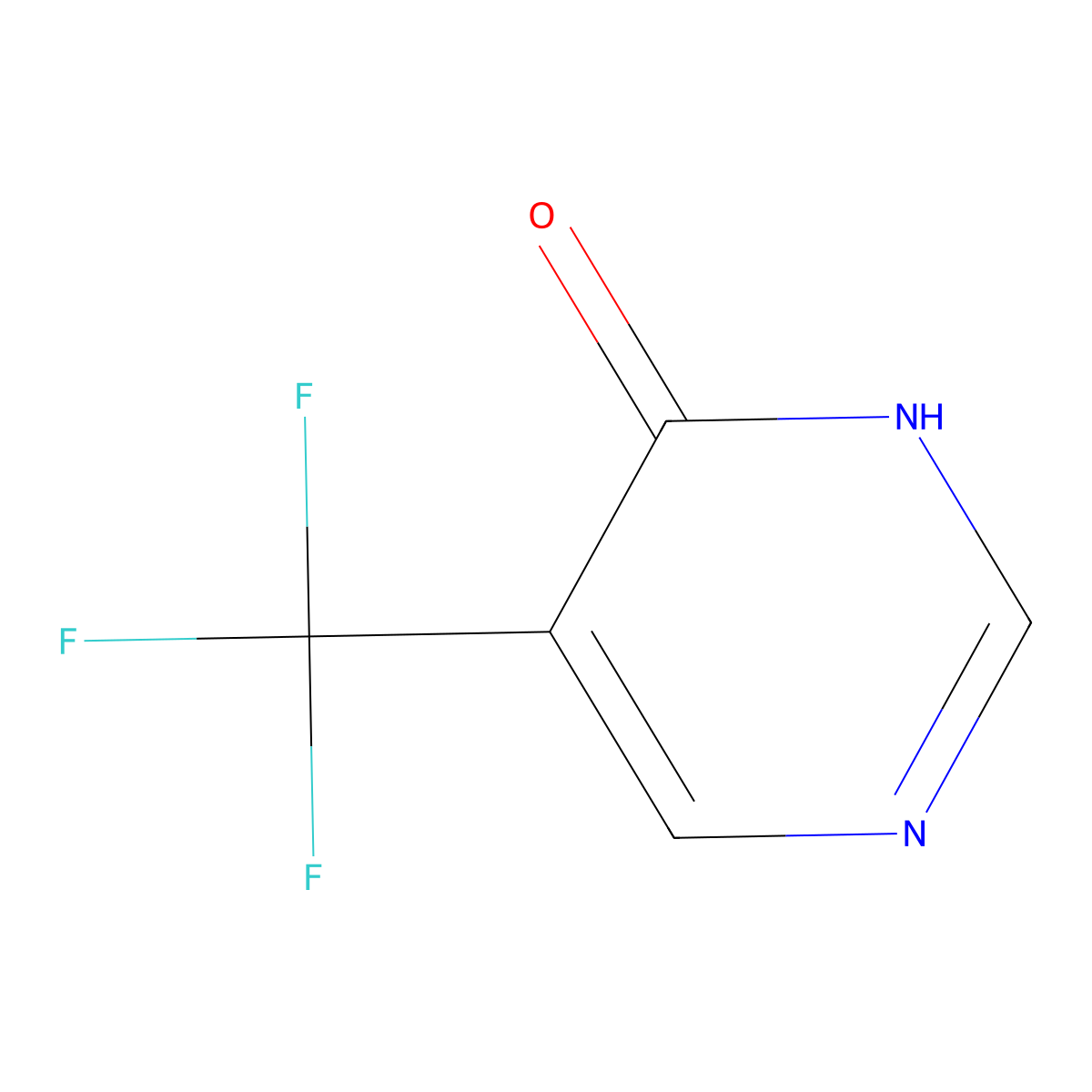 5-(Trifluoromethyl)pyrimidin-4(3H)-one molecular structure, CAS 1803847-60-0