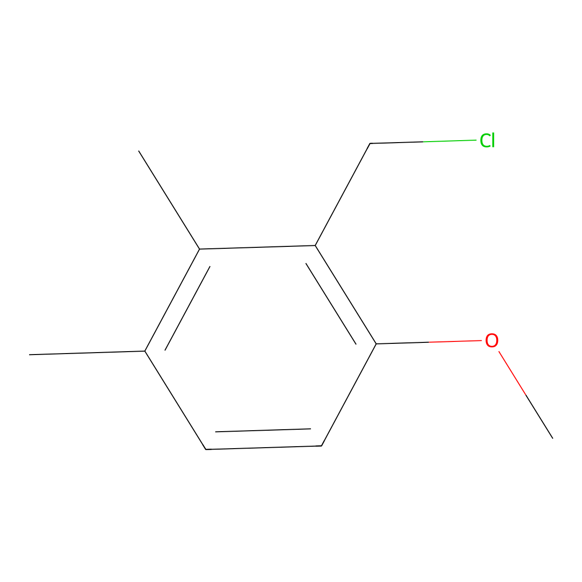 2-(Chloromethyl)-1-methoxy-3,4-dimethylbenzene molecular structure, CAS 1803852-74-5