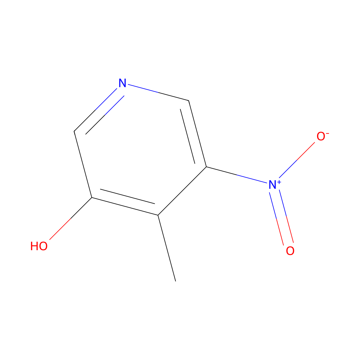 4-Methyl-5-nitropyridin-3-ol molecular structure, CAS 1803853-10-2