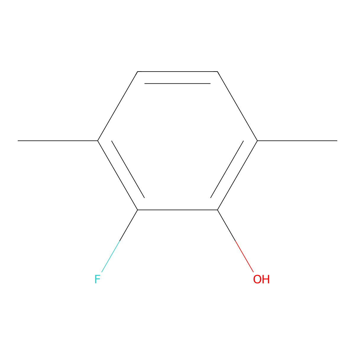 2-Fluoro-3,6-dimethylphenol molecular structure, CAS 1803853-24-8