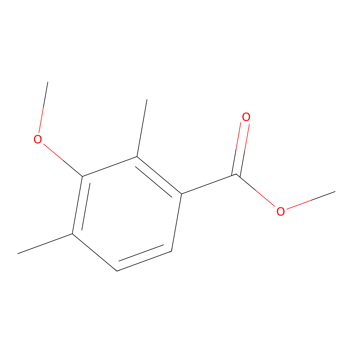 Methyl 3-methoxy-2,4-dimethylbenzoate molecular structure, CAS 1803854-22-9