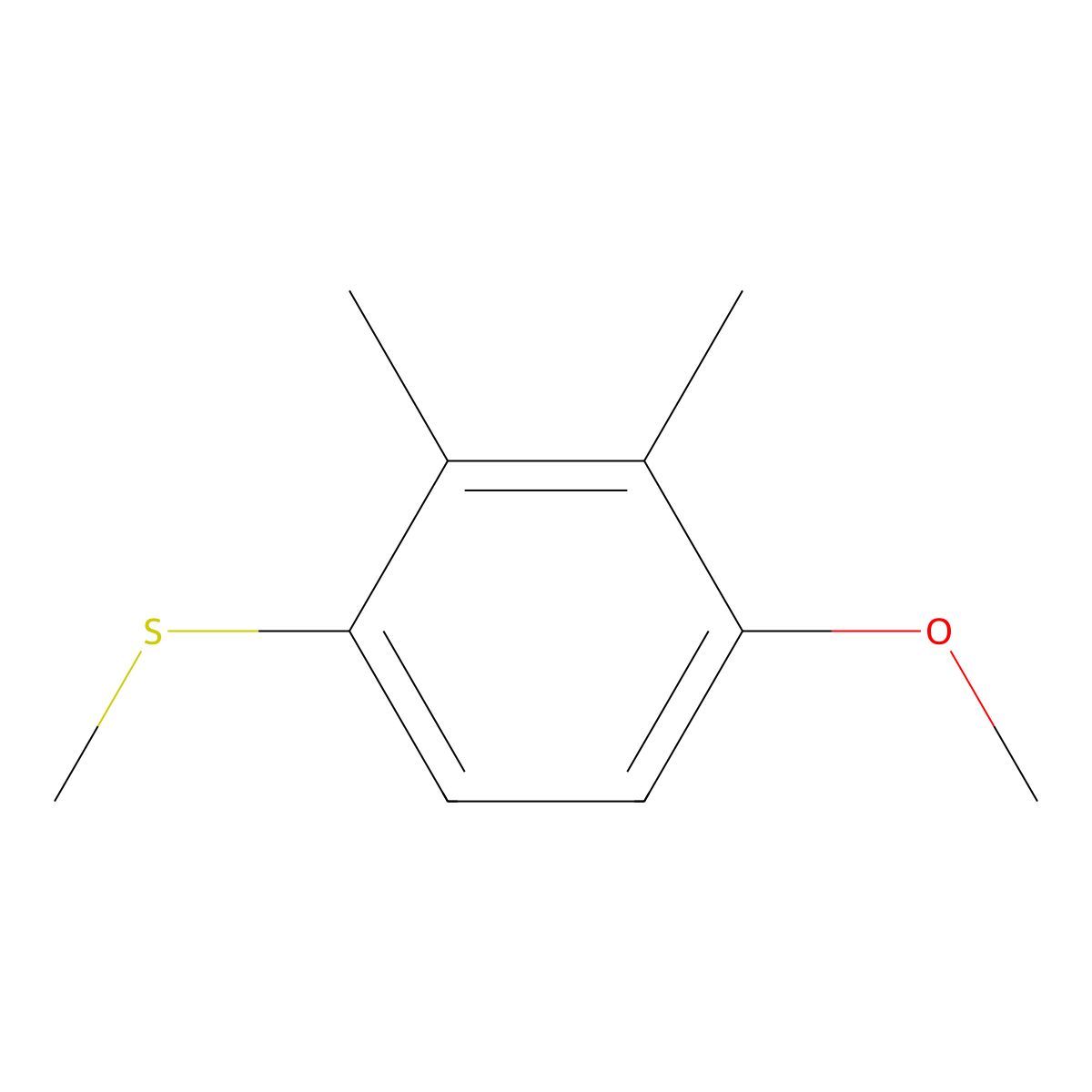 (4-Methoxy-2,3-dimethylphenyl)(methyl)sulfane molecular structure, CAS 1803854-49-0