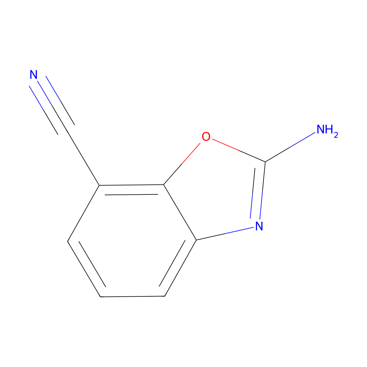2-Aminobenzo[d]oxazole-7-carbonitrile molecular structure, CAS 1803861-72-4