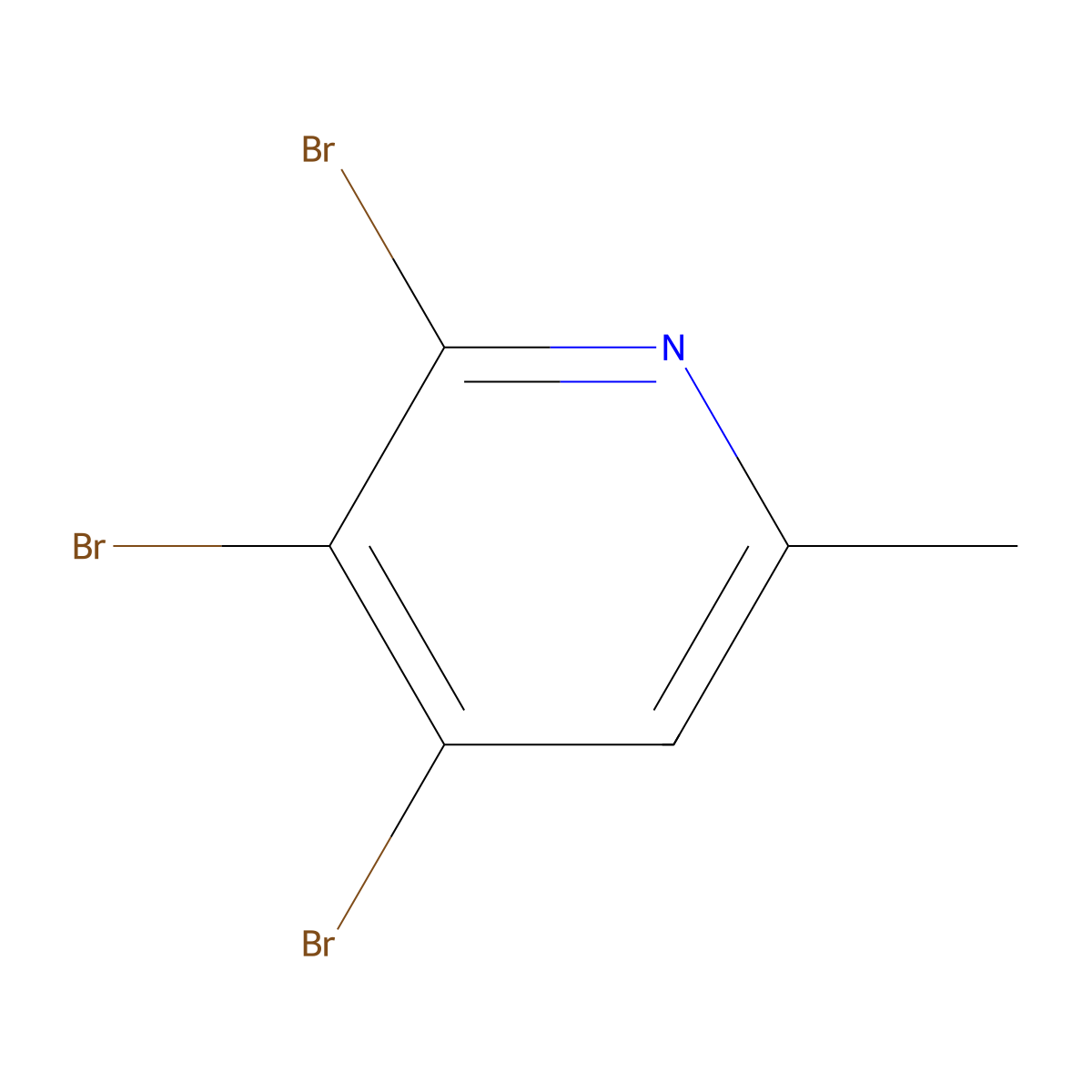 2,3,4-Tribromo-6-methylpyridine molecular structure, CAS 1803883-62-6
